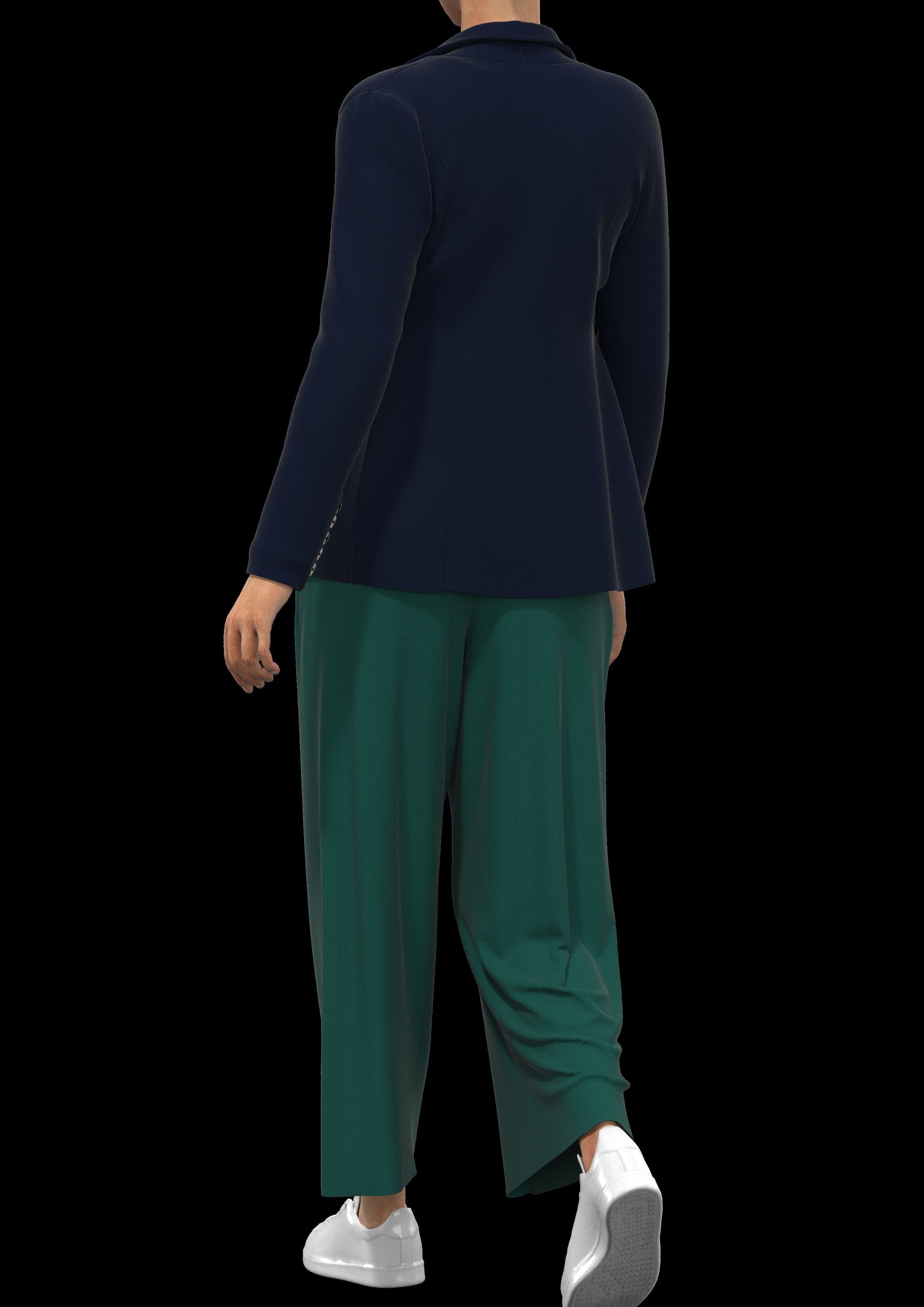 3 sets of Kate Middleton Outfits   3D model_11