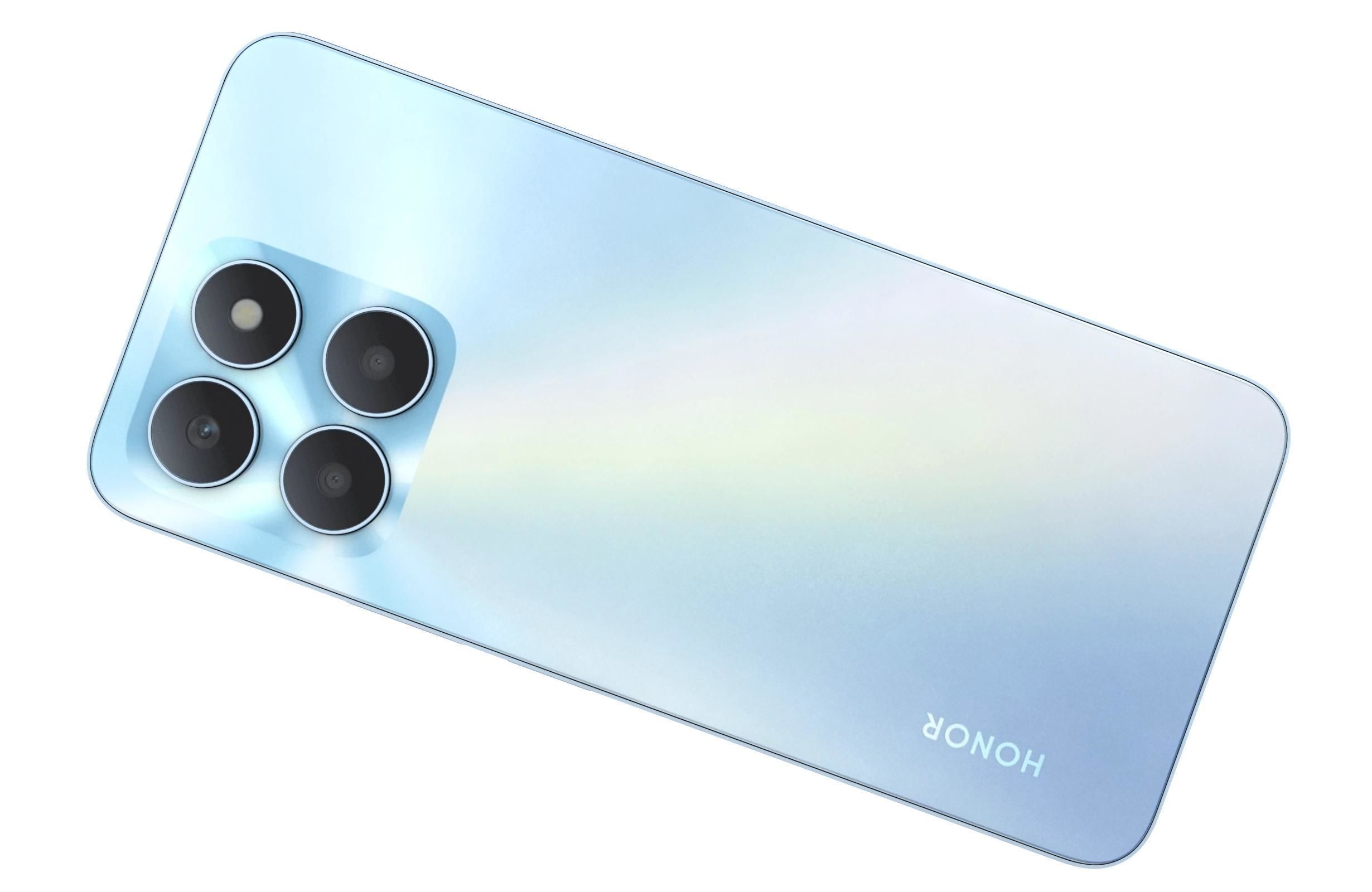 Honor X6a Blue 3D model_11