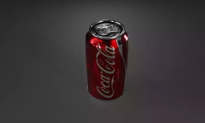 Cocacola can 3d model