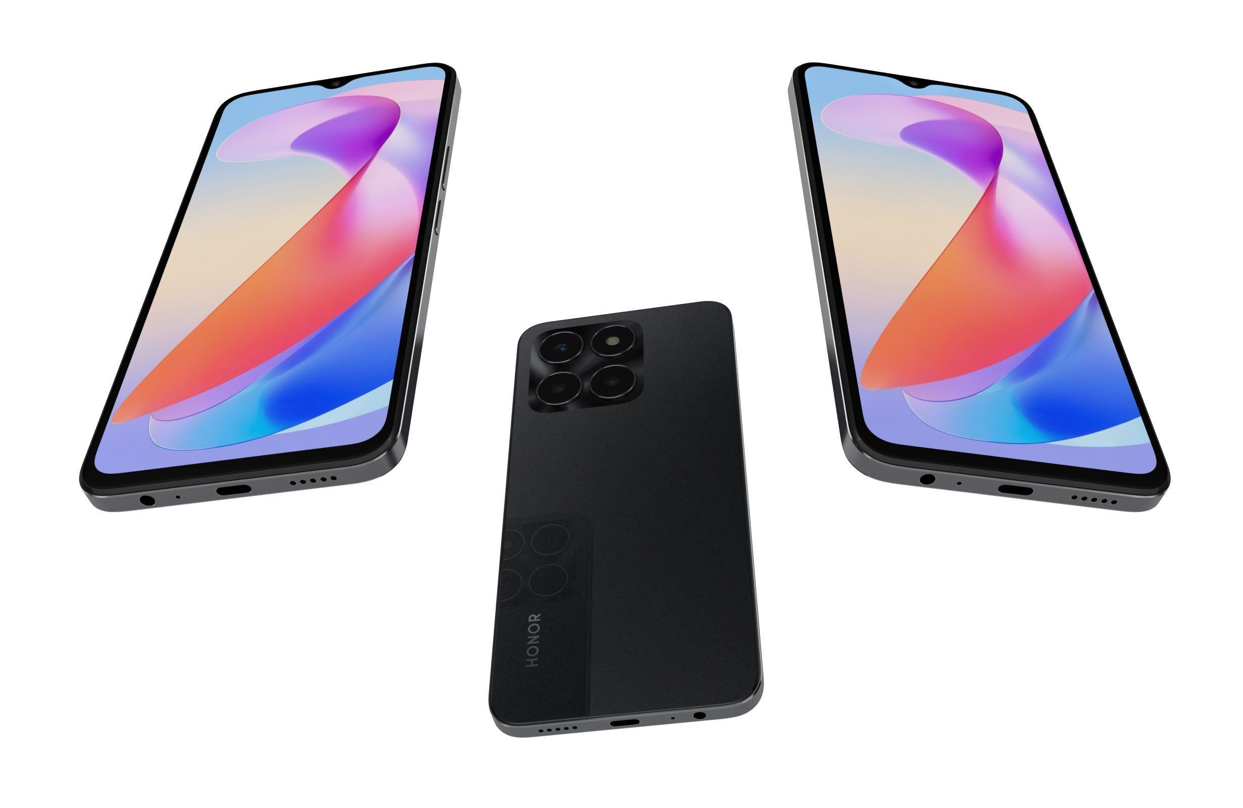 Honor X6a All Colors 3D model_7