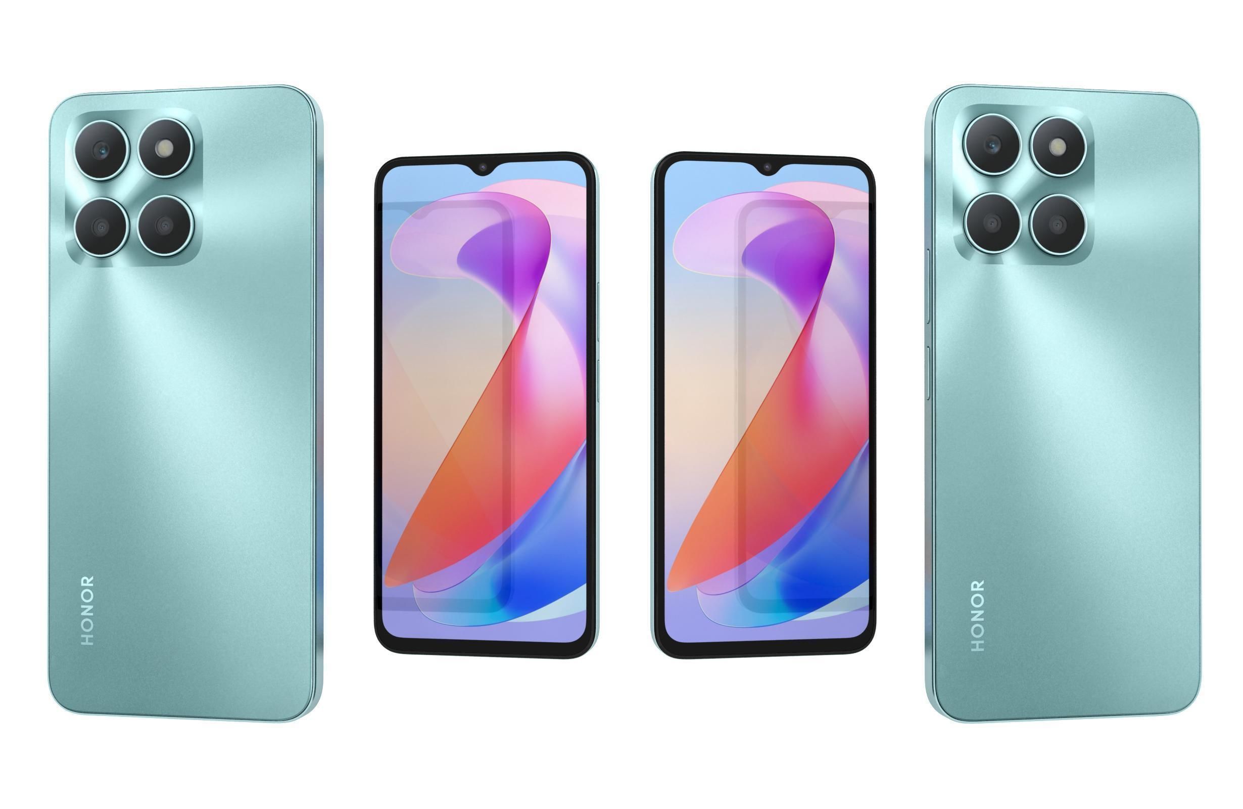 Honor X6a All Colors 3D model_10