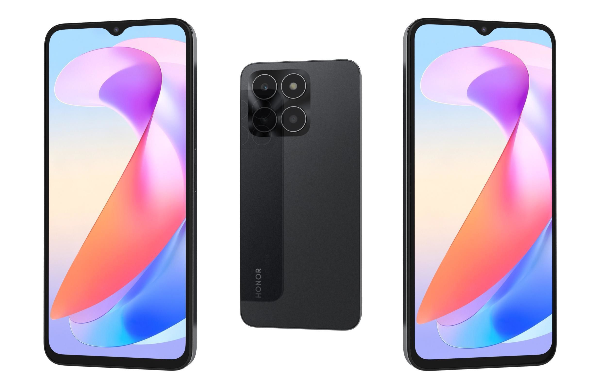 Honor X6a All Colors 3D model_1