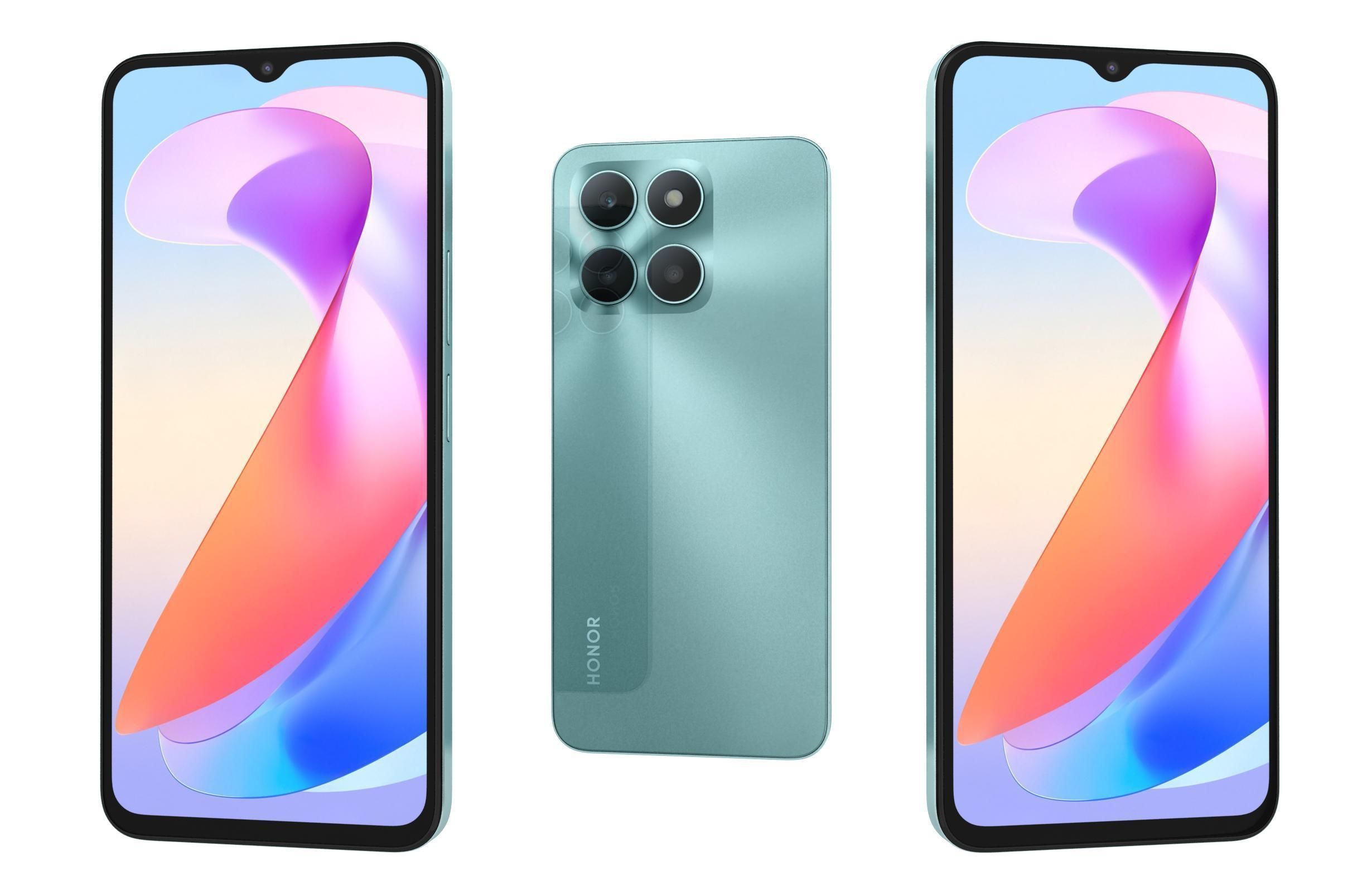 Honor X6a All Colors 3D model_2