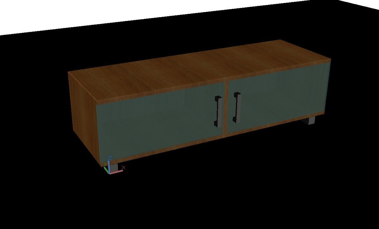 MODERN TV TABLE 3D model_4