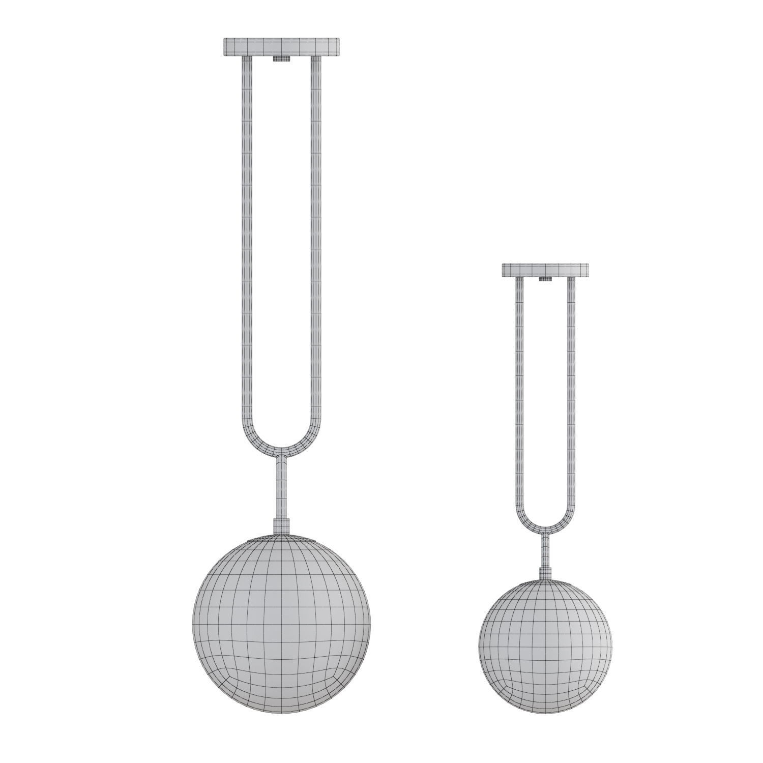 Koko Pendant 3D model_3