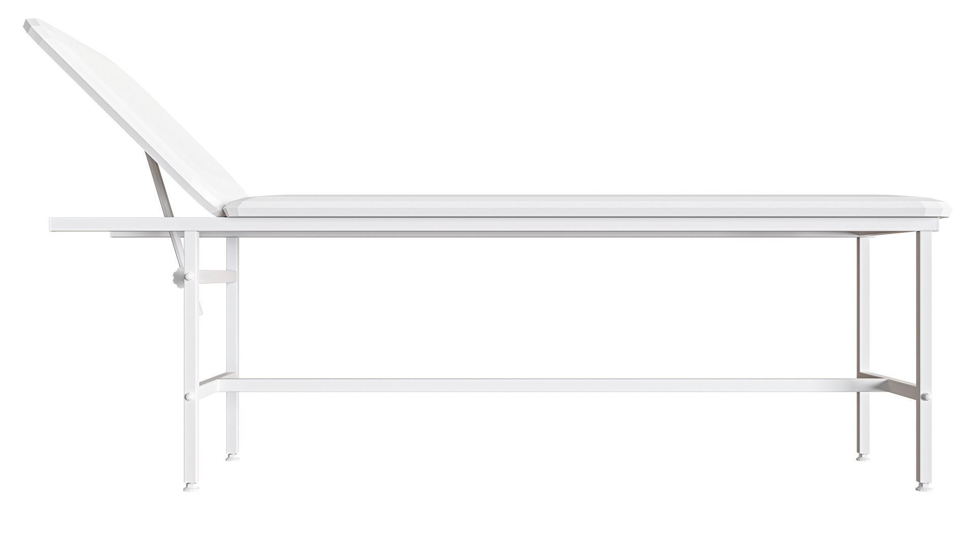 Medical Couch Low-poly 3D model_23