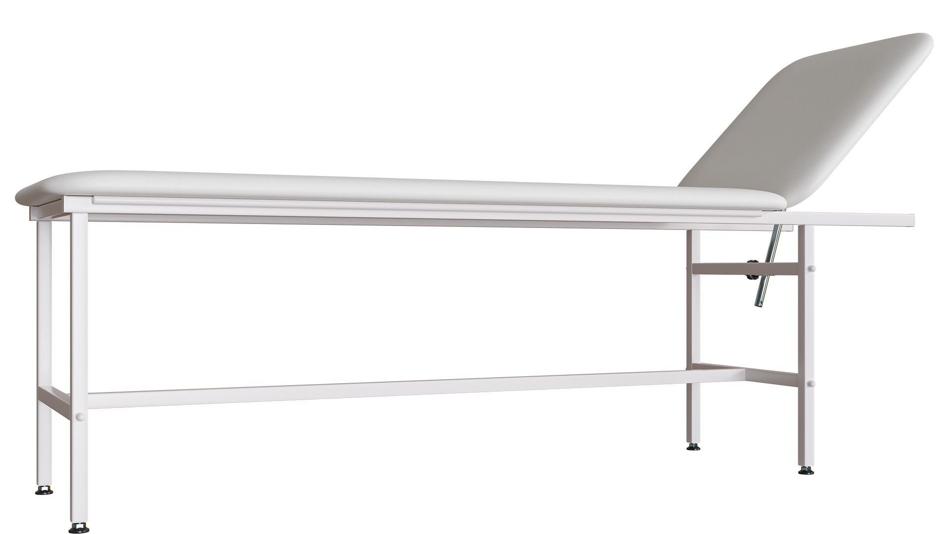 Medical Couch Low-poly 3D model_7