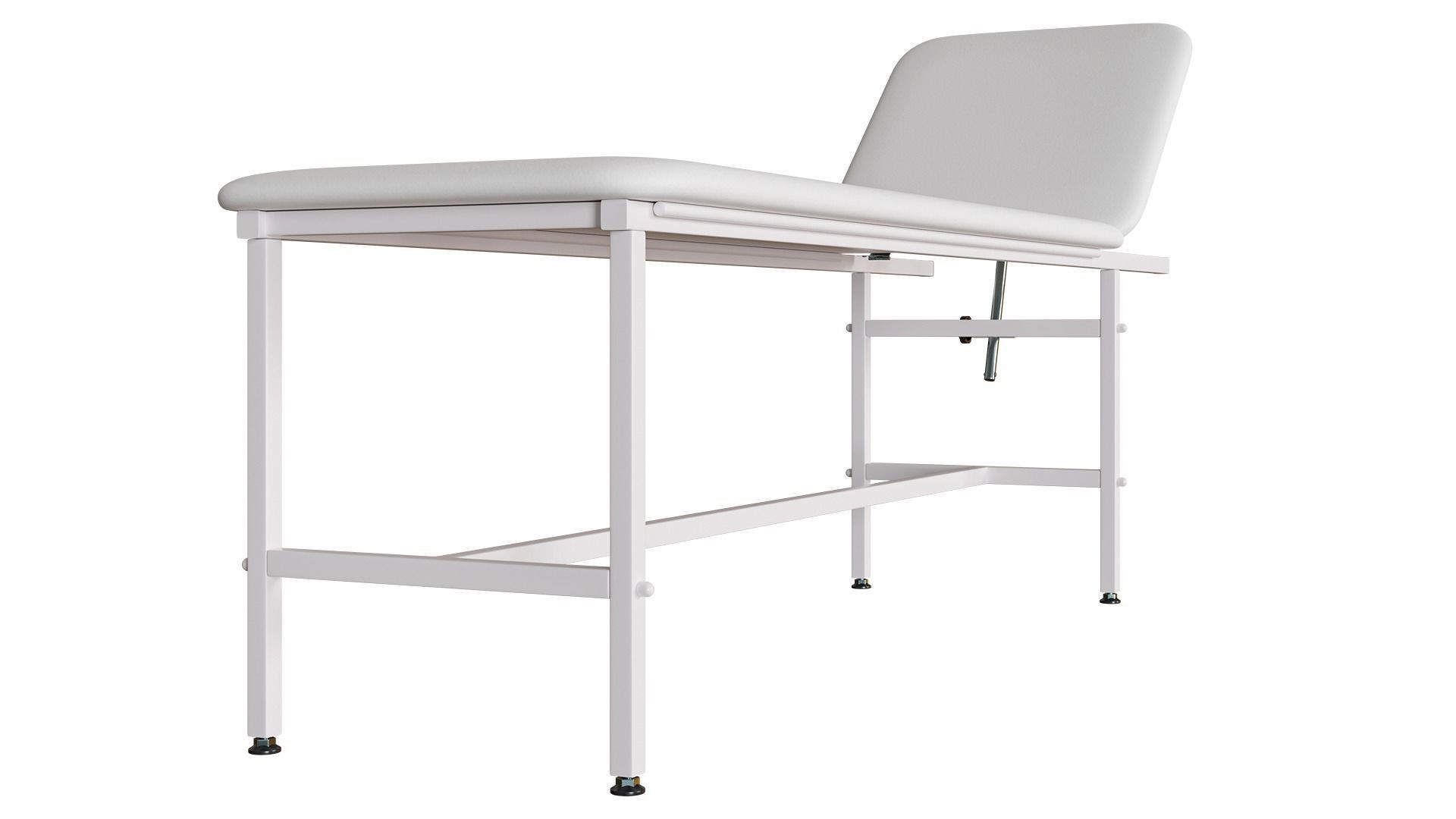 Medical Couch Low-poly 3D model_8