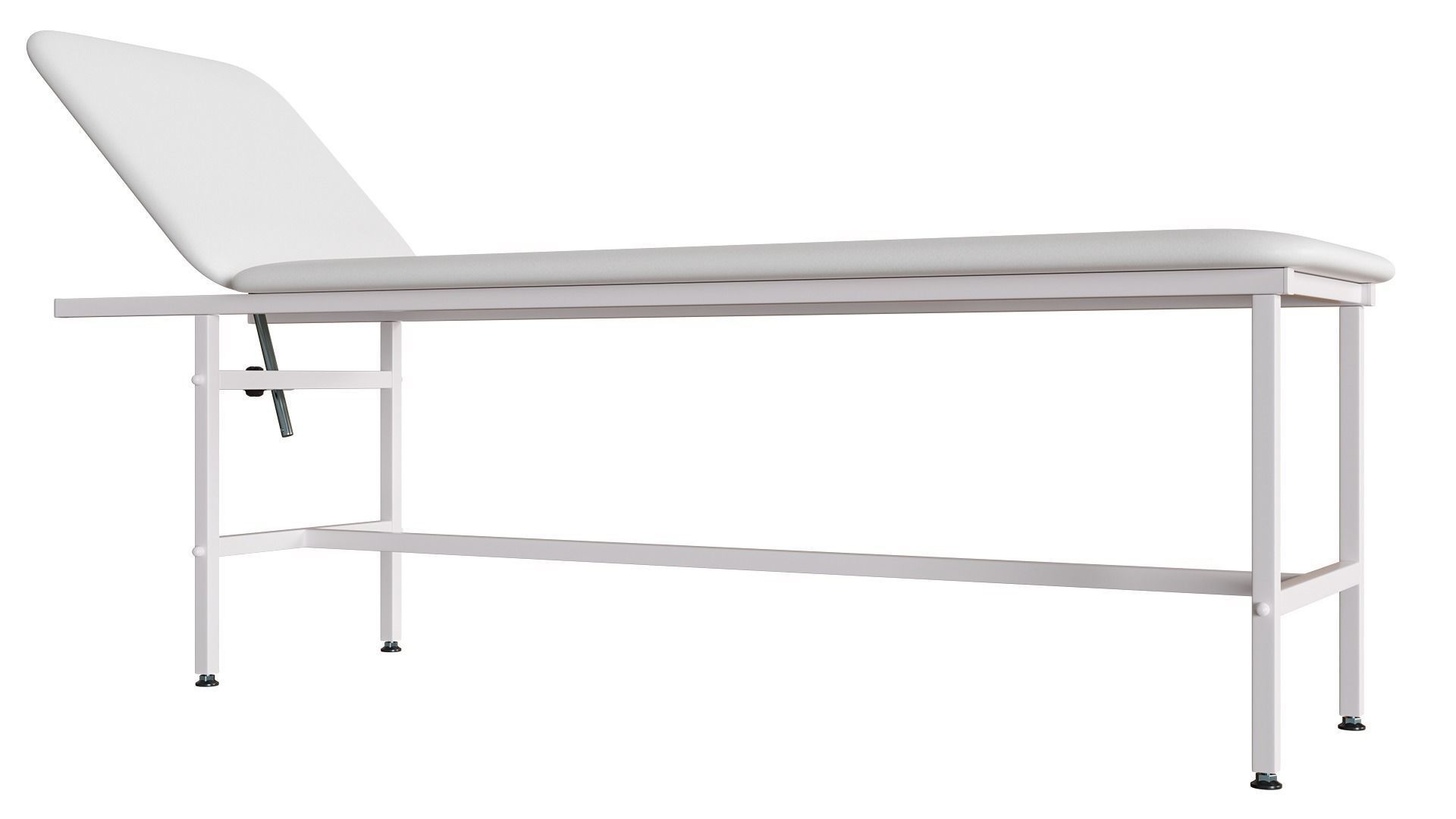 Medical Couch Low-poly 3D model_12