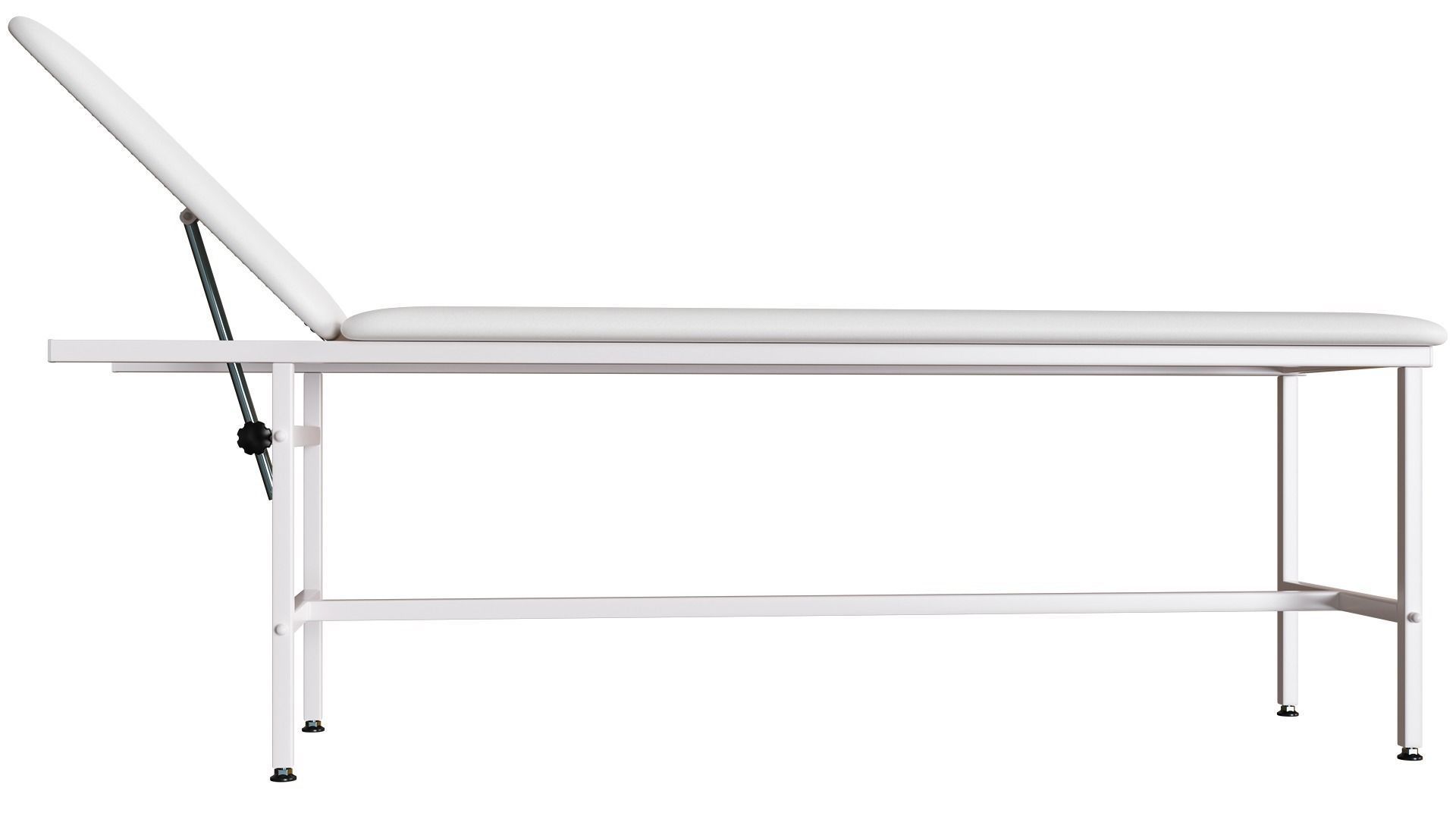 Medical Couch Low-poly 3D model_1