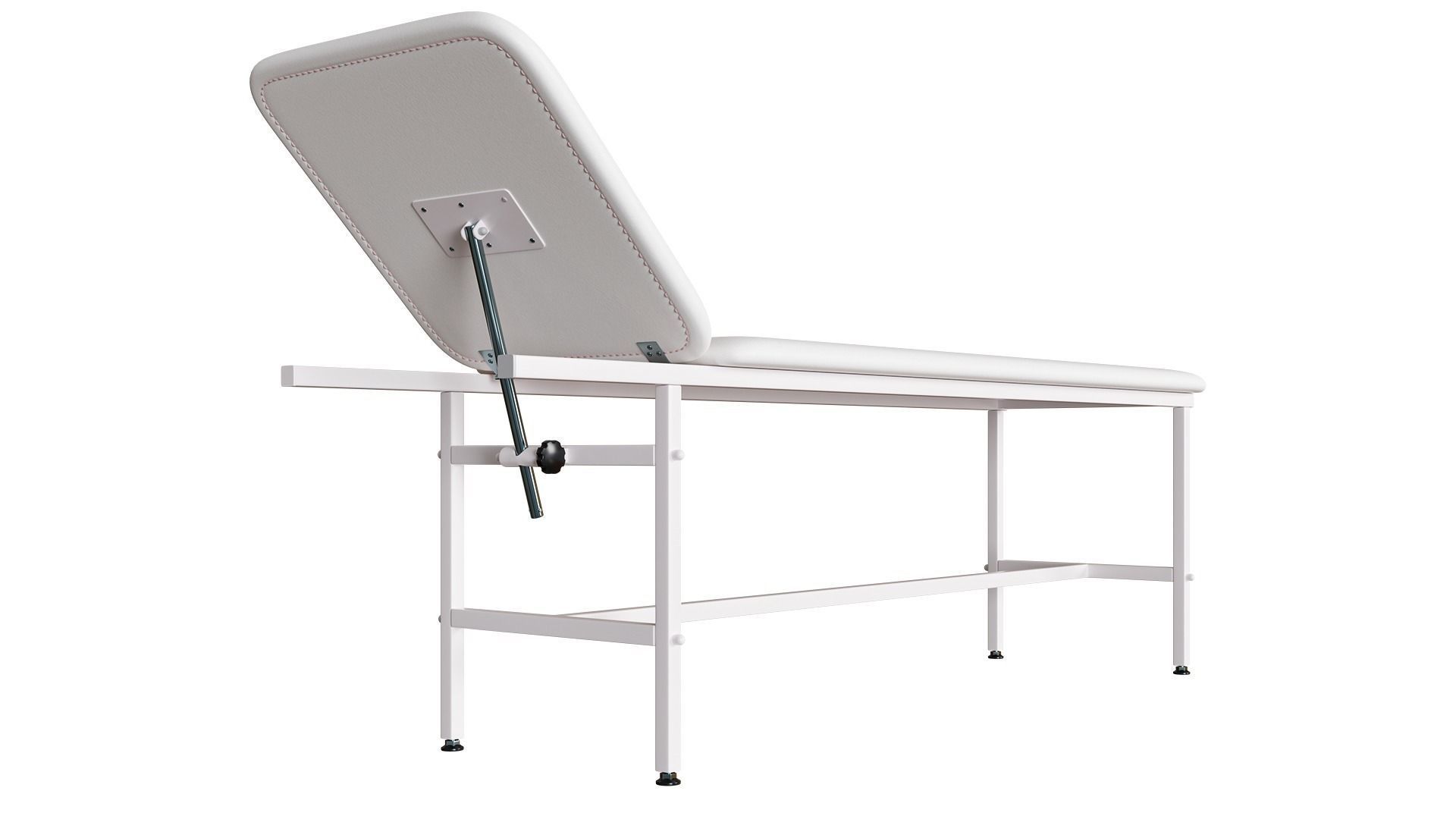 Medical Couch Low-poly 3D model_3