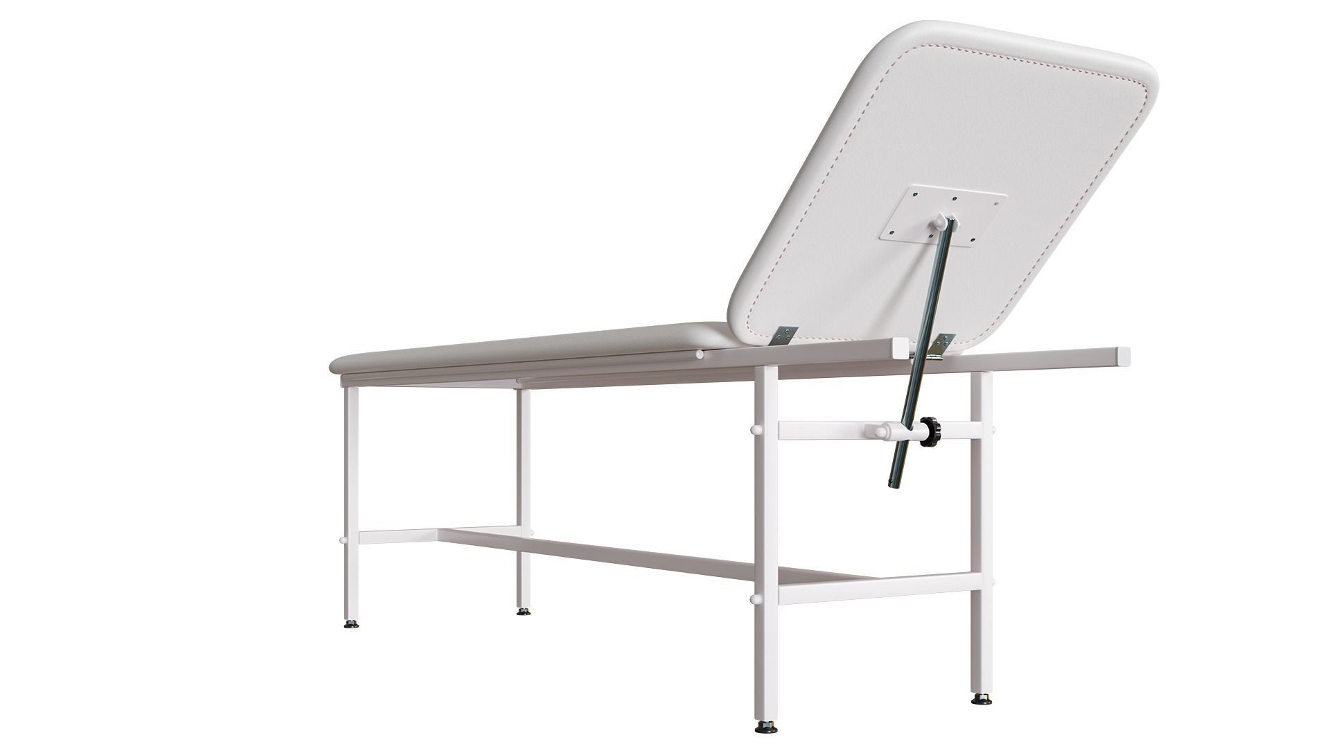 Medical Couch Low-poly 3D model_5