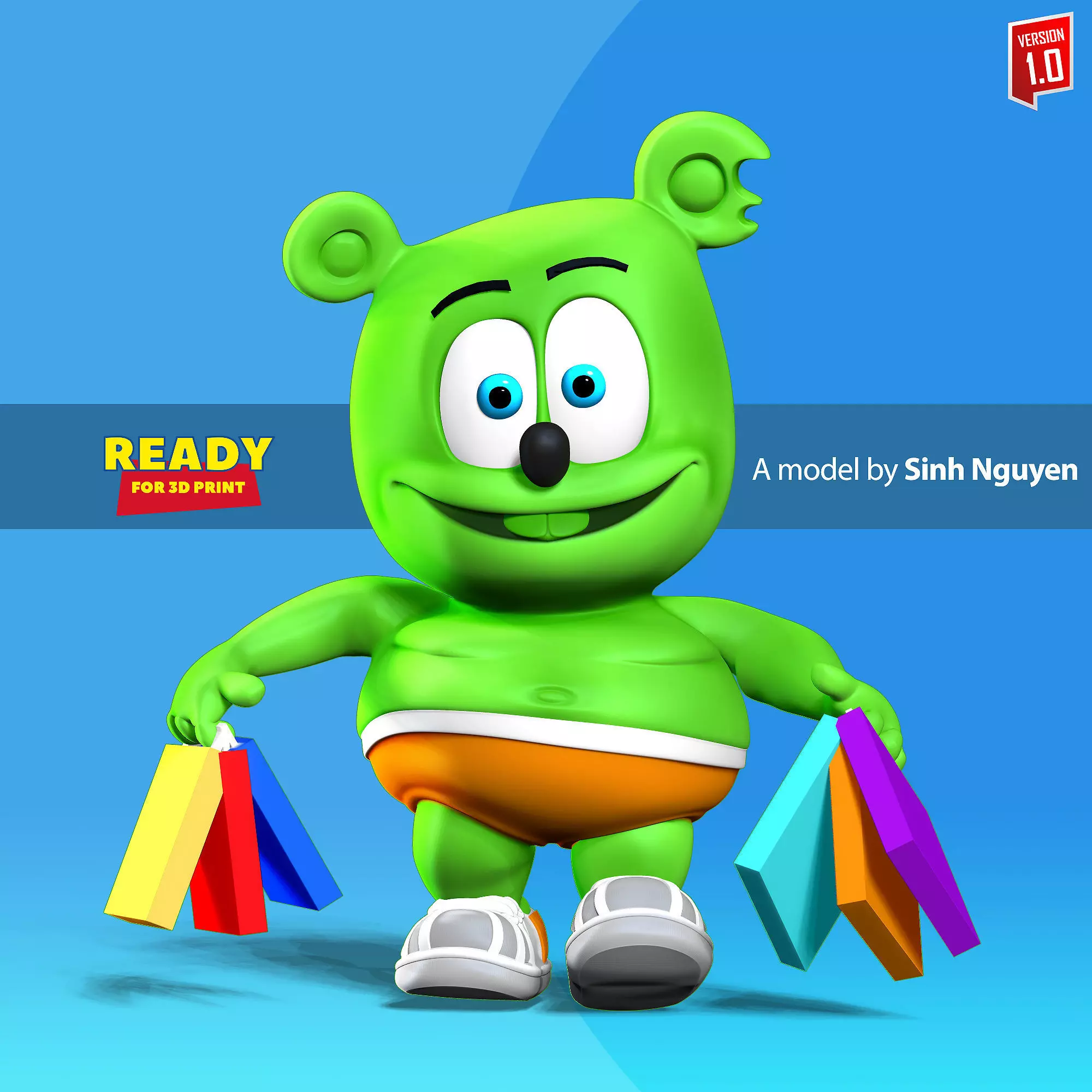  Gummy Bear 3D print model_0