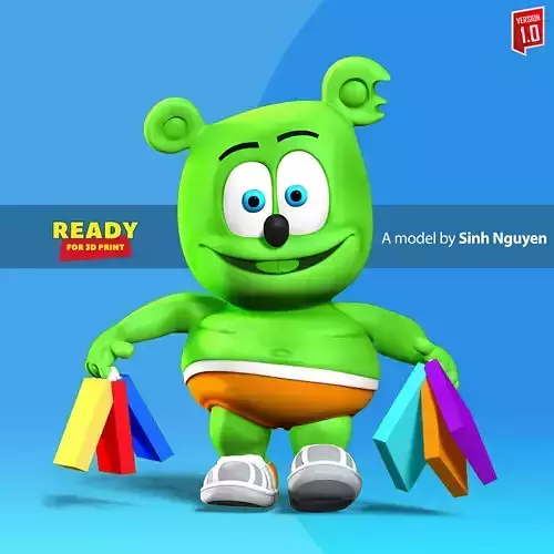  Gummy Bear 3D print model