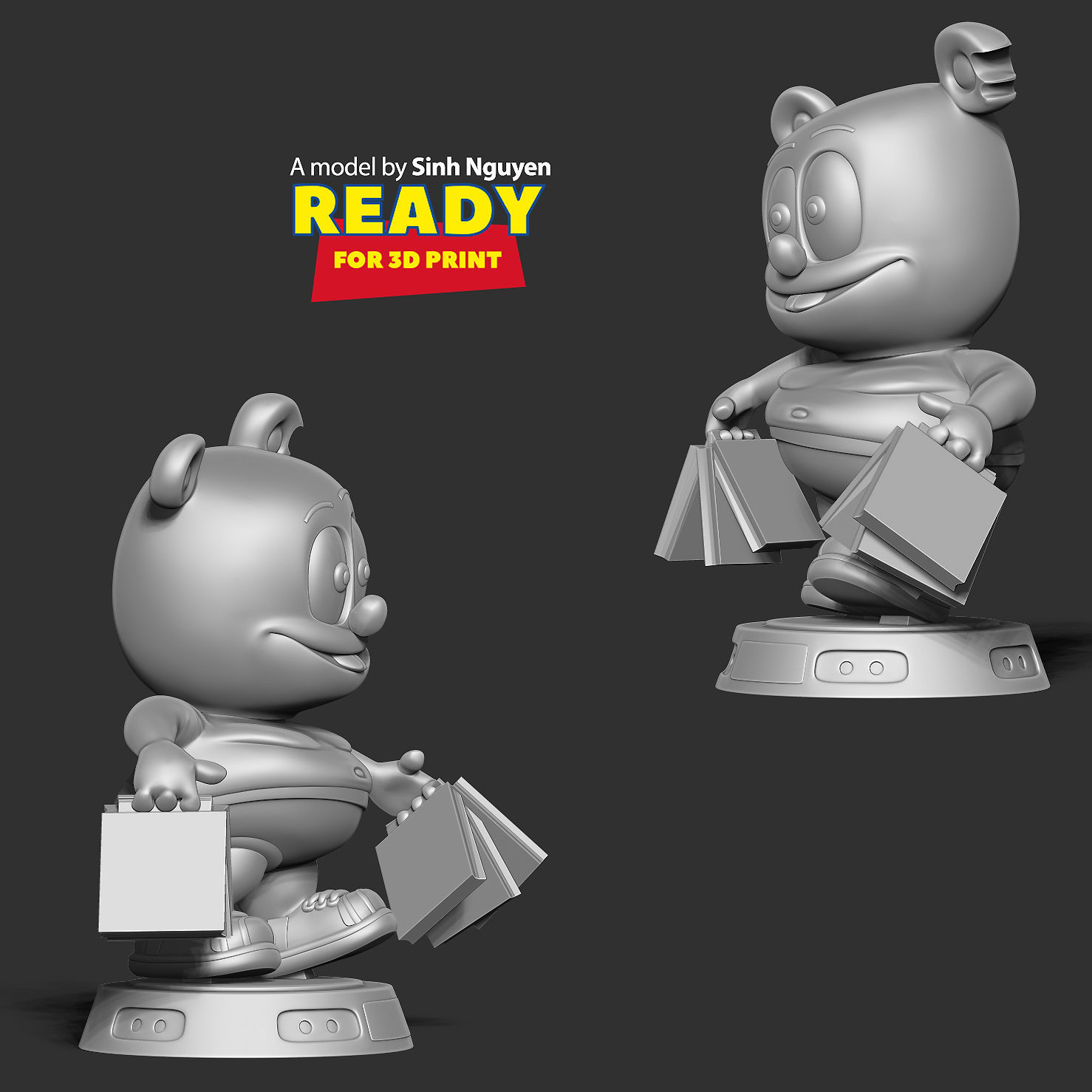  Gummy Bear 3D print model_3