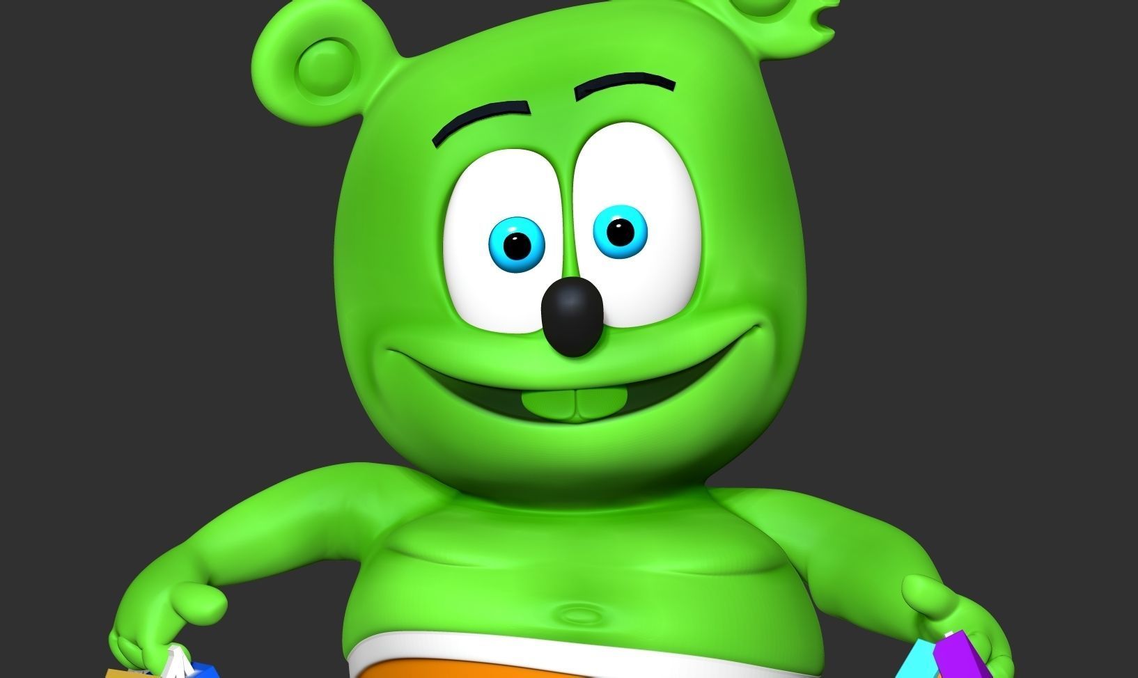  Gummy Bear 3D print model_6