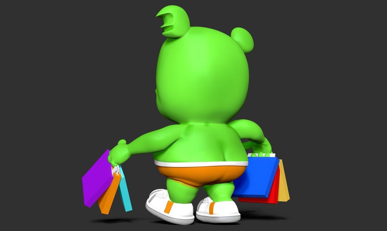 Gummy Bear 3D print model_5
