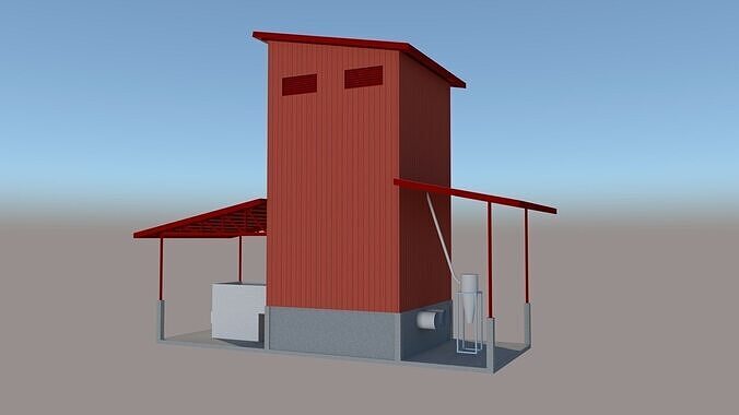 Warehouse 3D print model