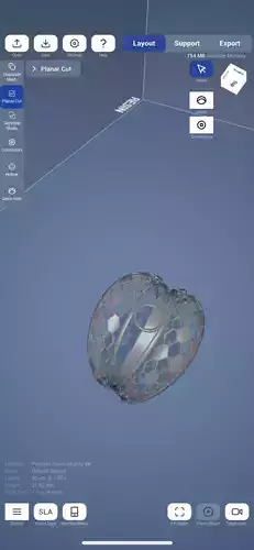 ring gold 3D print model