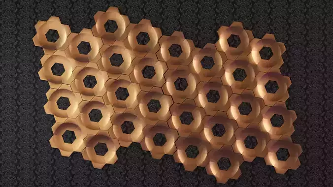 3D WALL PANEL  collection 1 of14 3D print model