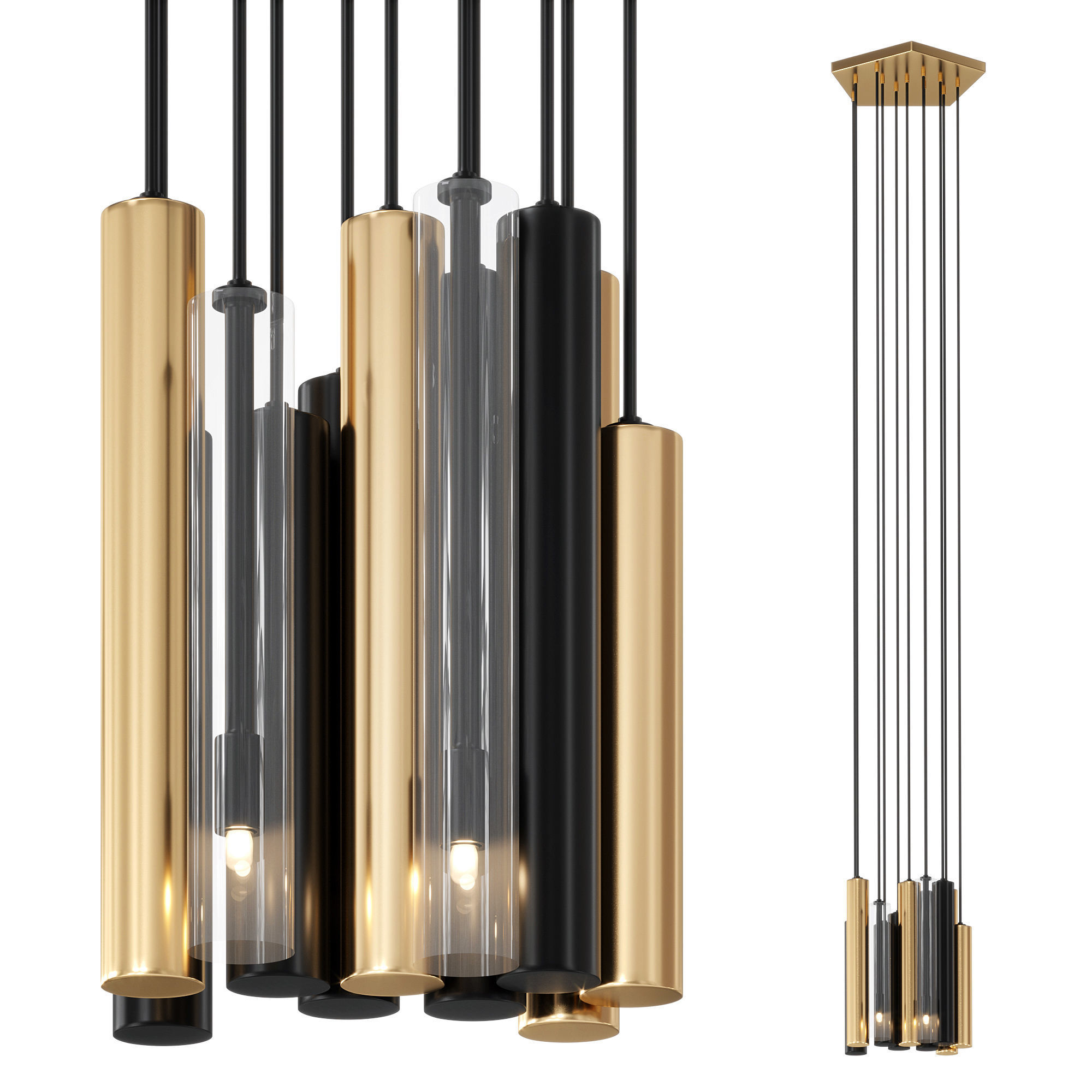 JANIS SUSPENSION LAMP by Laskasas 3D model_1
