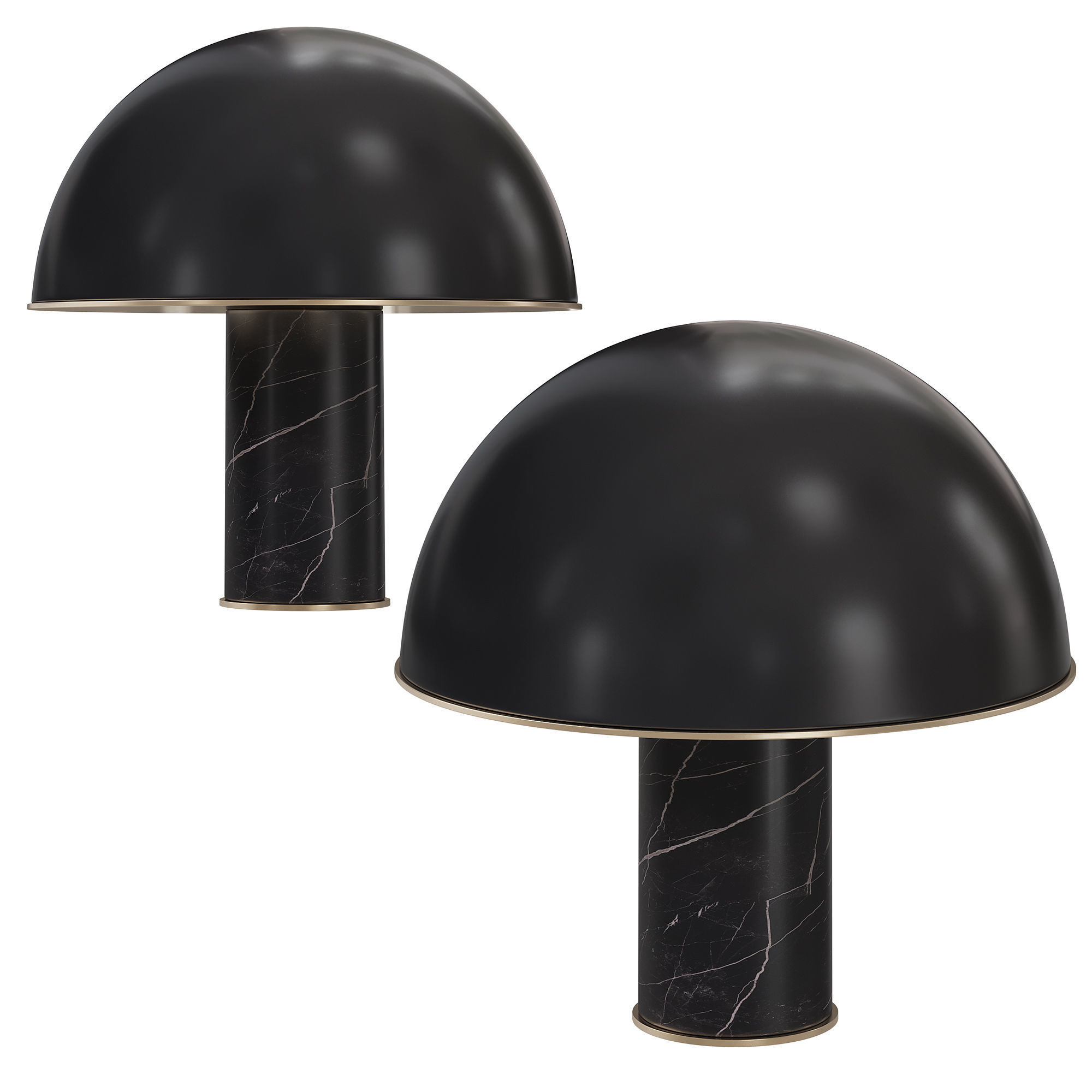 Franklin table lamp p4661 by Laskasas 3D model_2