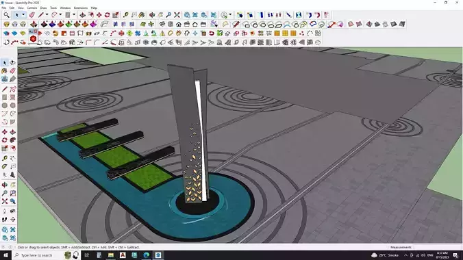 entrance landmark showcase