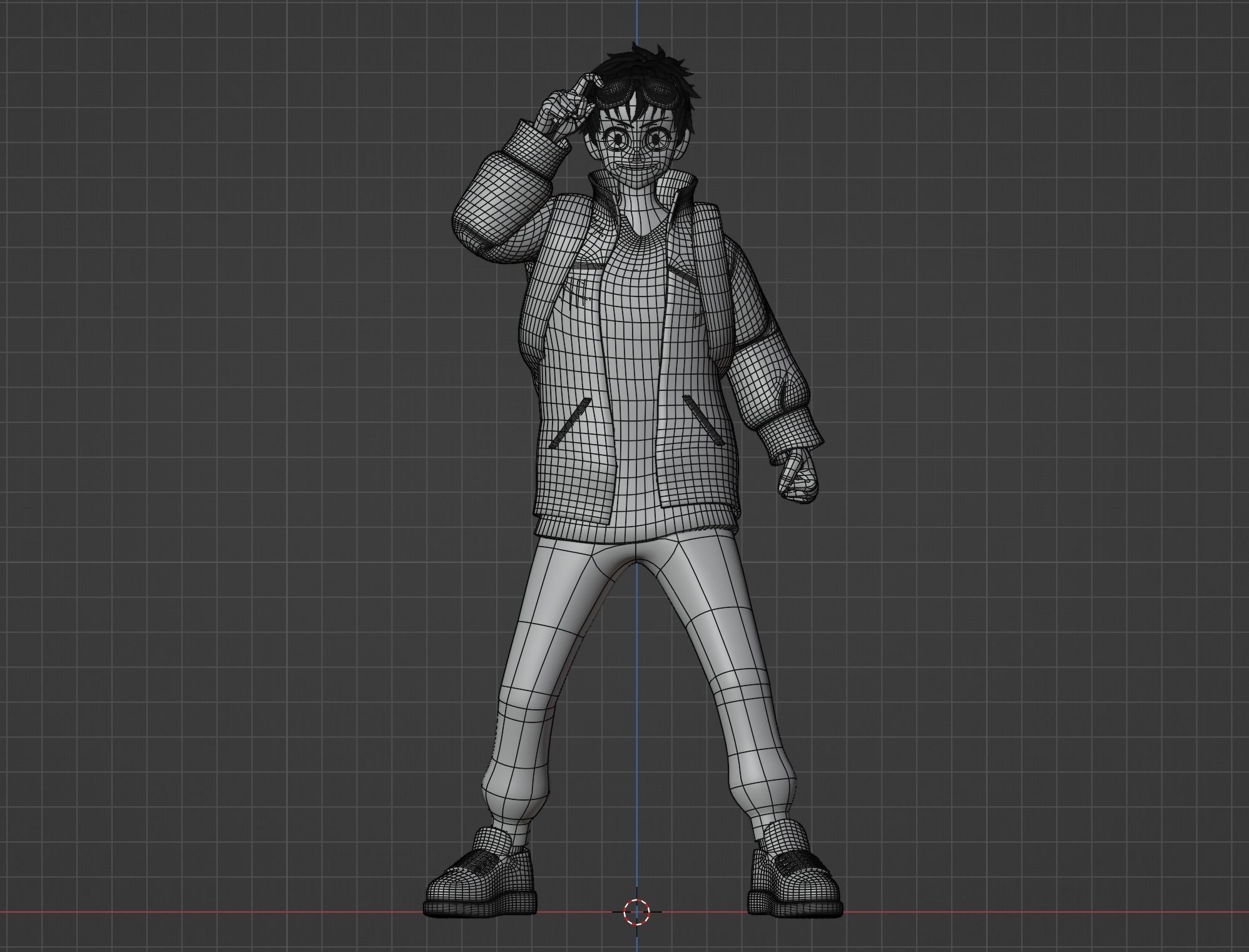 Akira Tendou - Zom 100 3D model_10