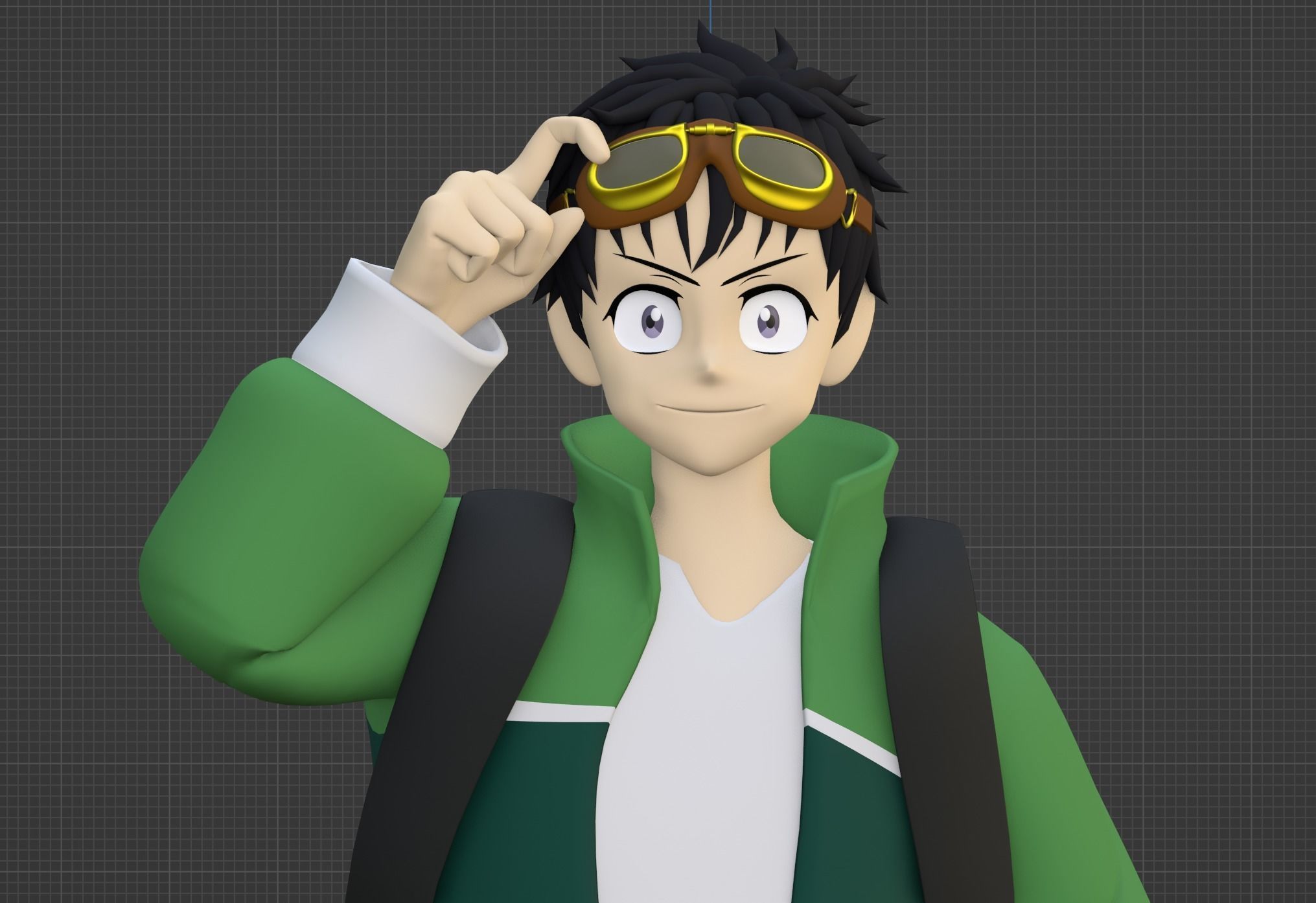 Akira Tendou - Zom 100 3D model_9