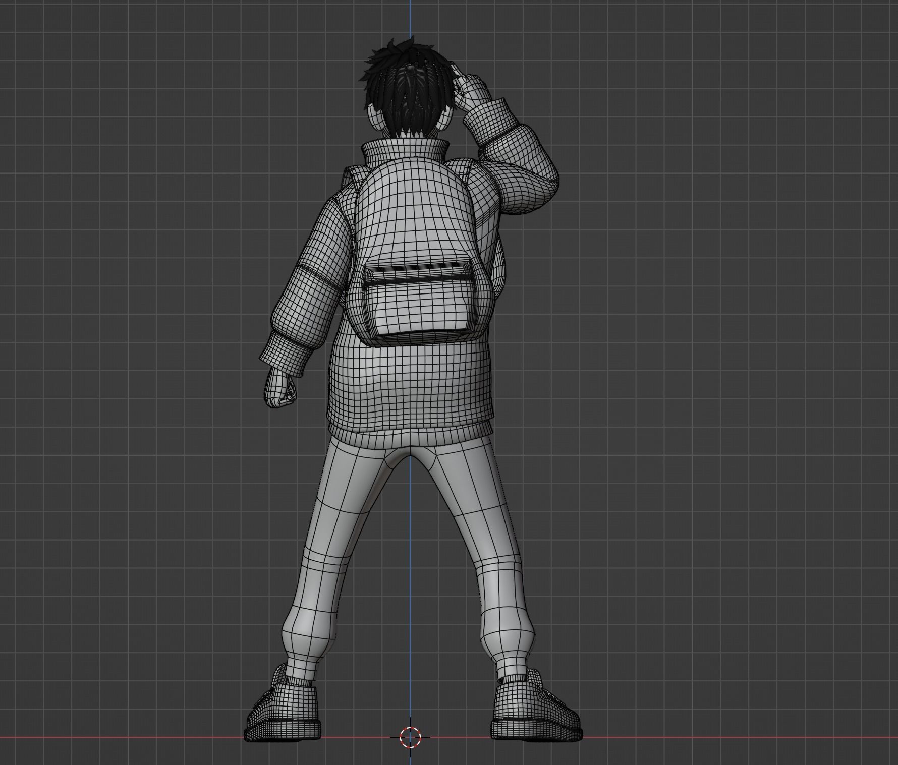 Akira Tendou - Zom 100 3D model_12