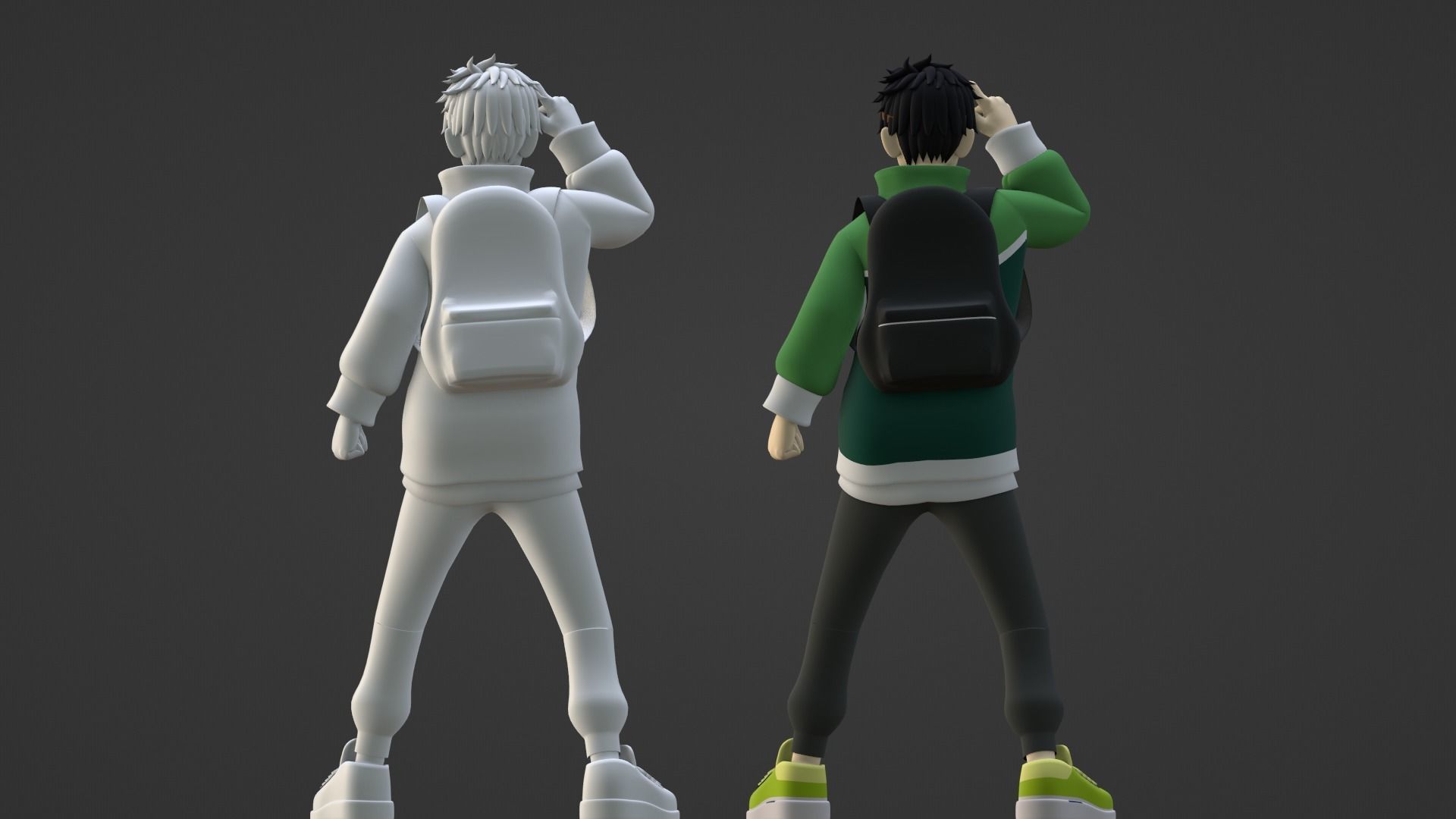 Akira Tendou - Zom 100 3D model_17