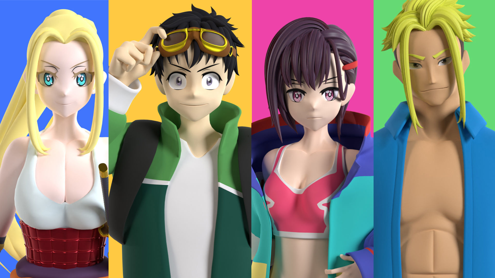 Akira Tendou - Zom 100 3D model_3