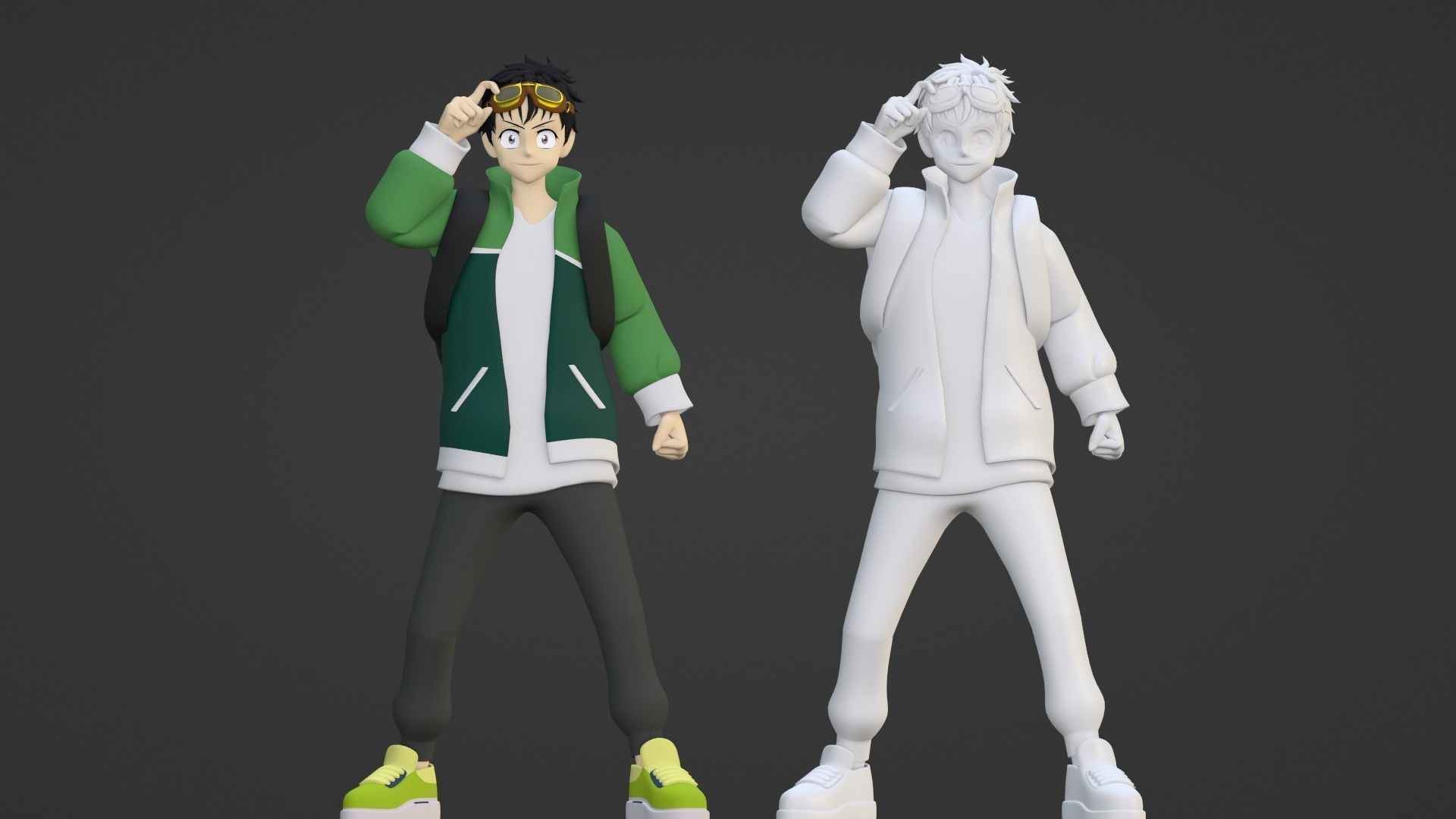 Akira Tendou - Zom 100 3D model_16