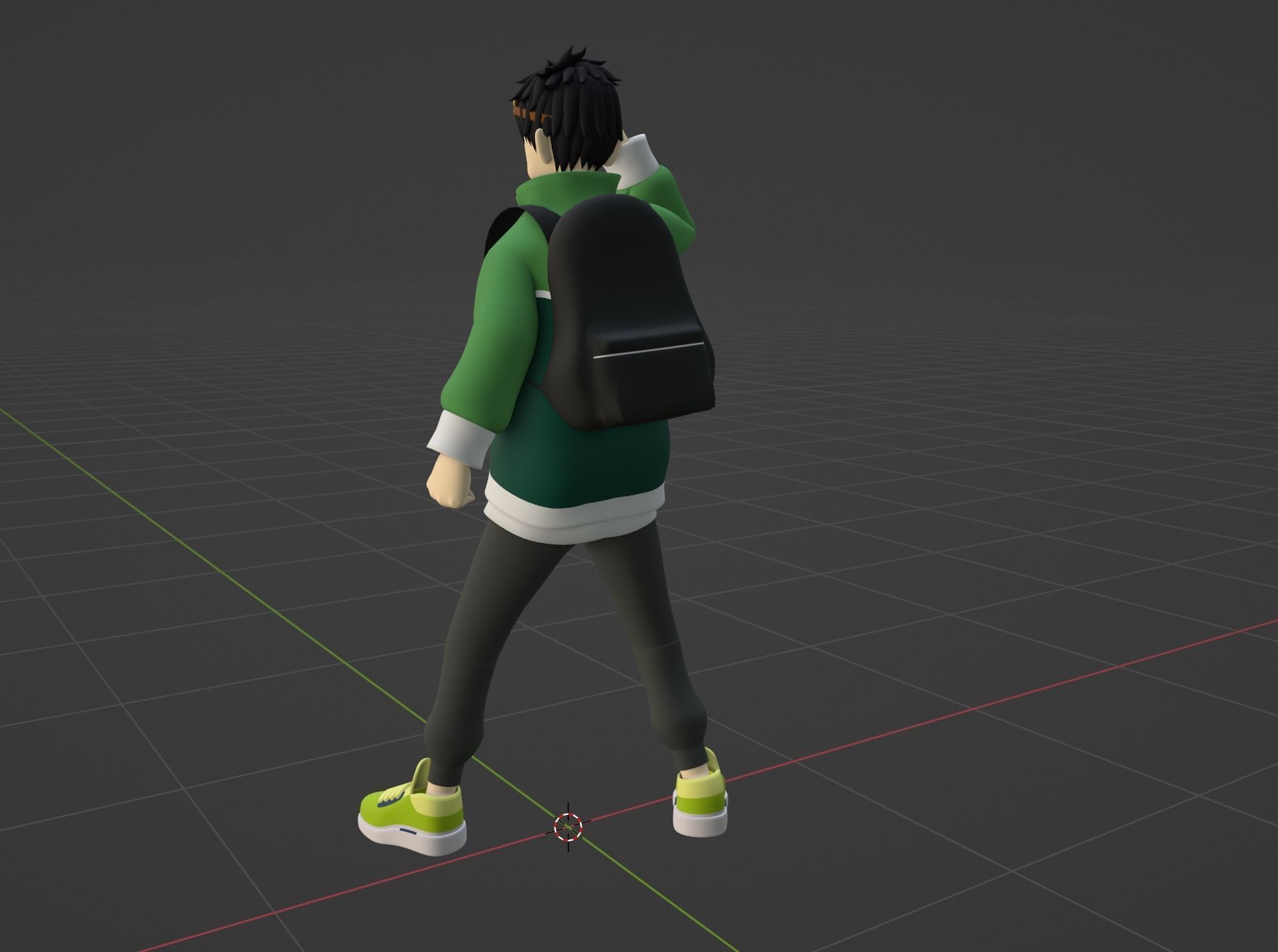 Akira Tendou - Zom 100 3D model_6