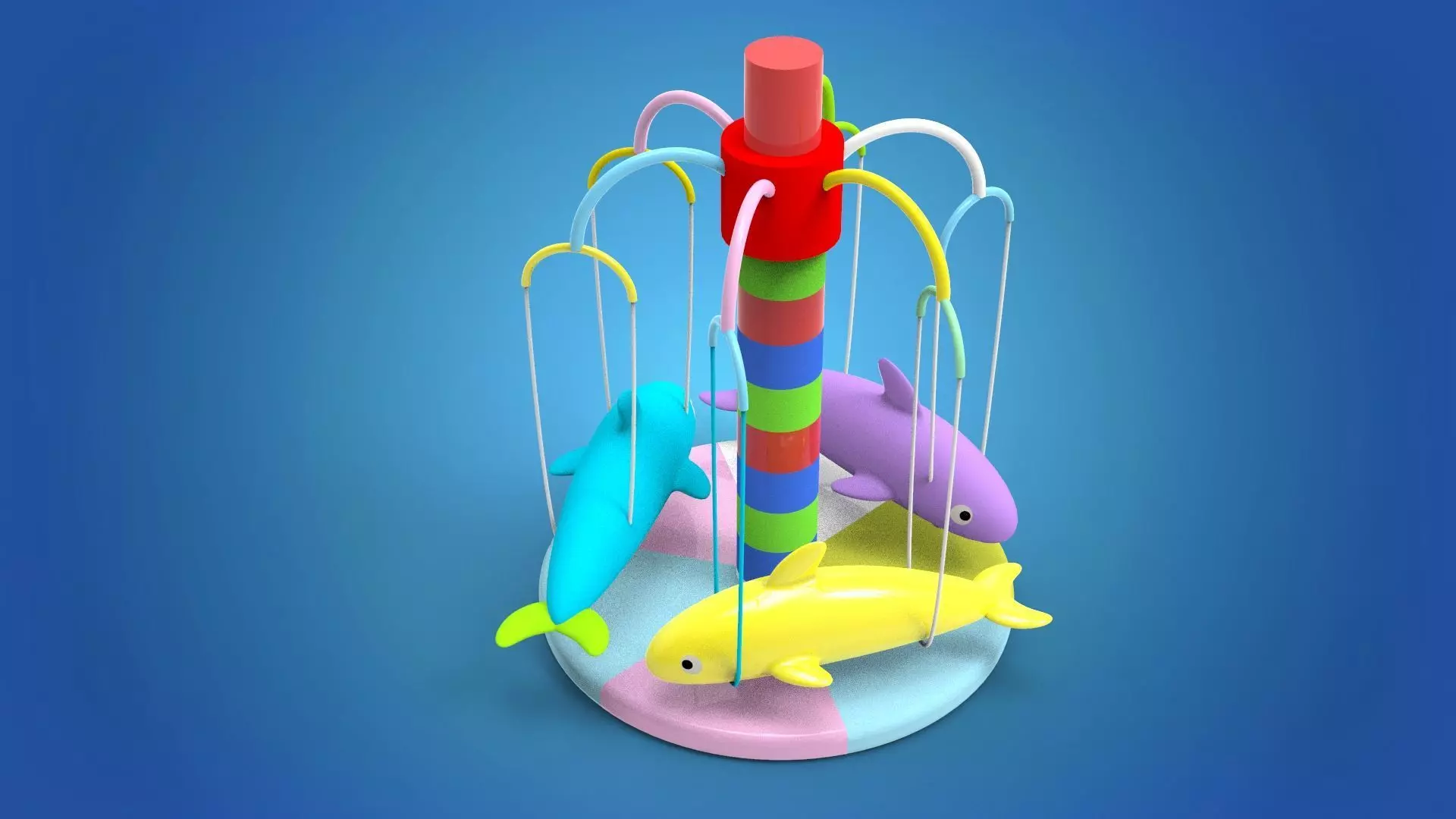 Playground for kids 3D model