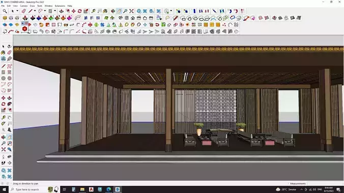 Janapnese garden structure