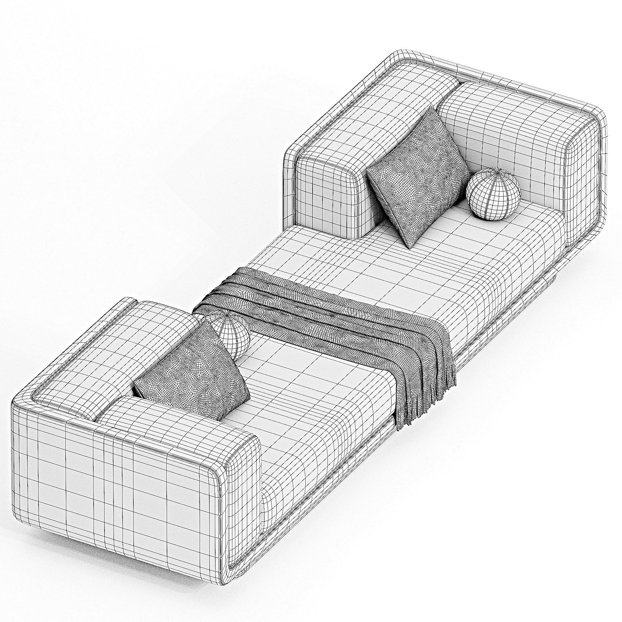 SOLSTICE SOFA 3d model  3D model_2