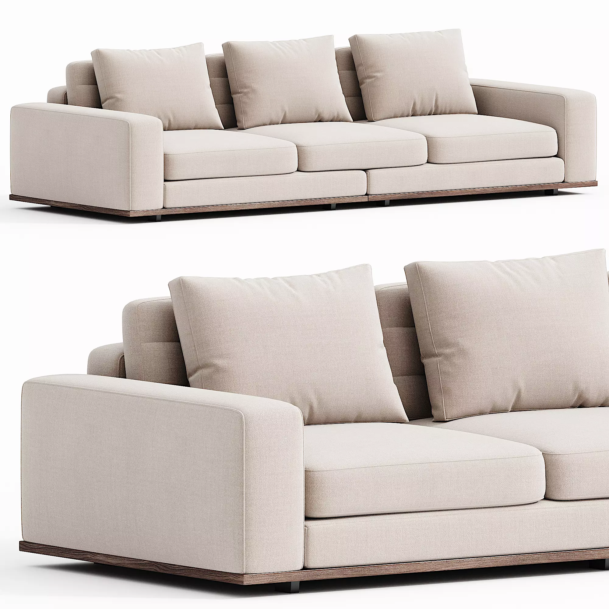 Sofa Aurora L 3d model  3D model_0