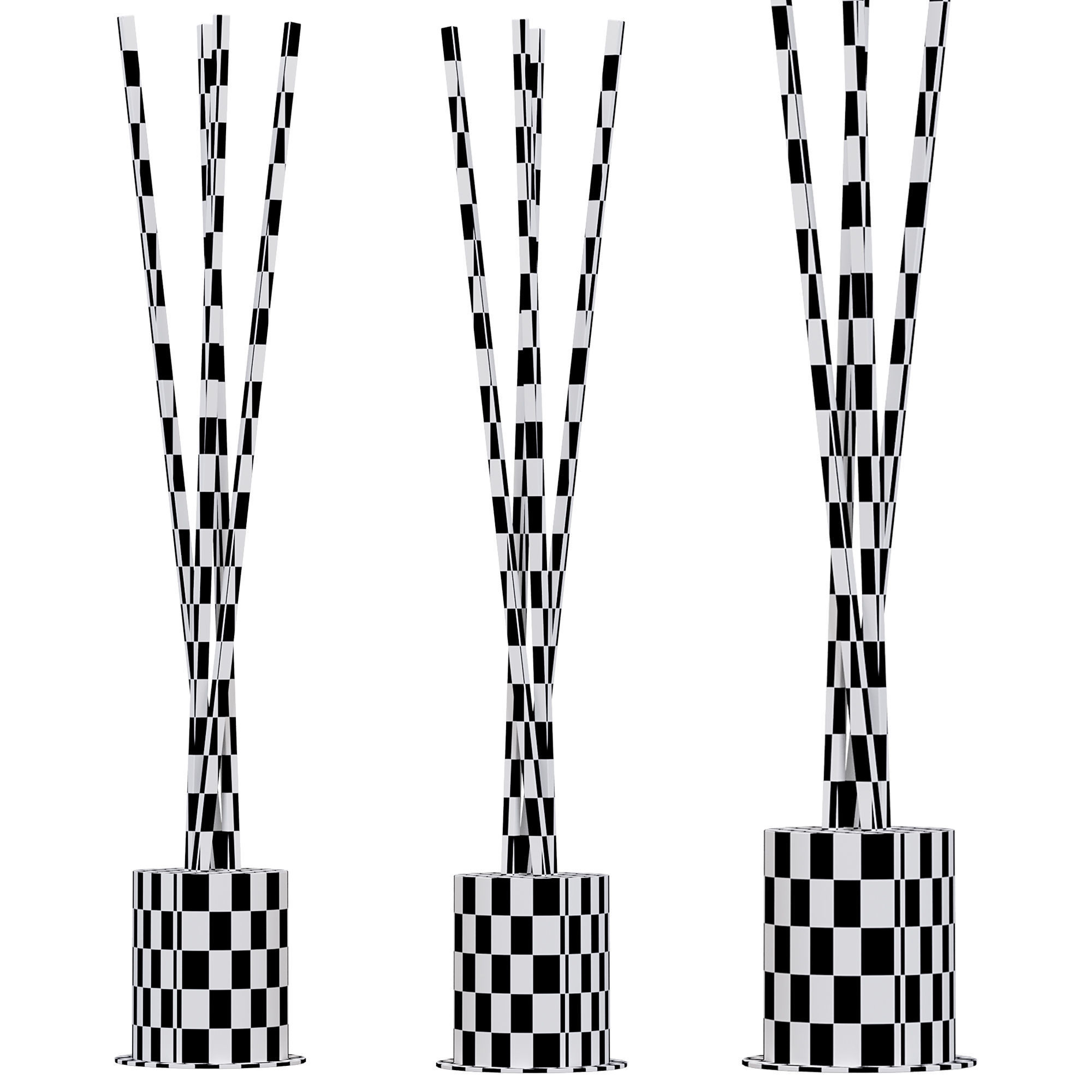 Matt coat rack p4790 by Laskasas 3D model_4