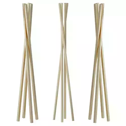 Twisted coat rack p4698 by Laskasas