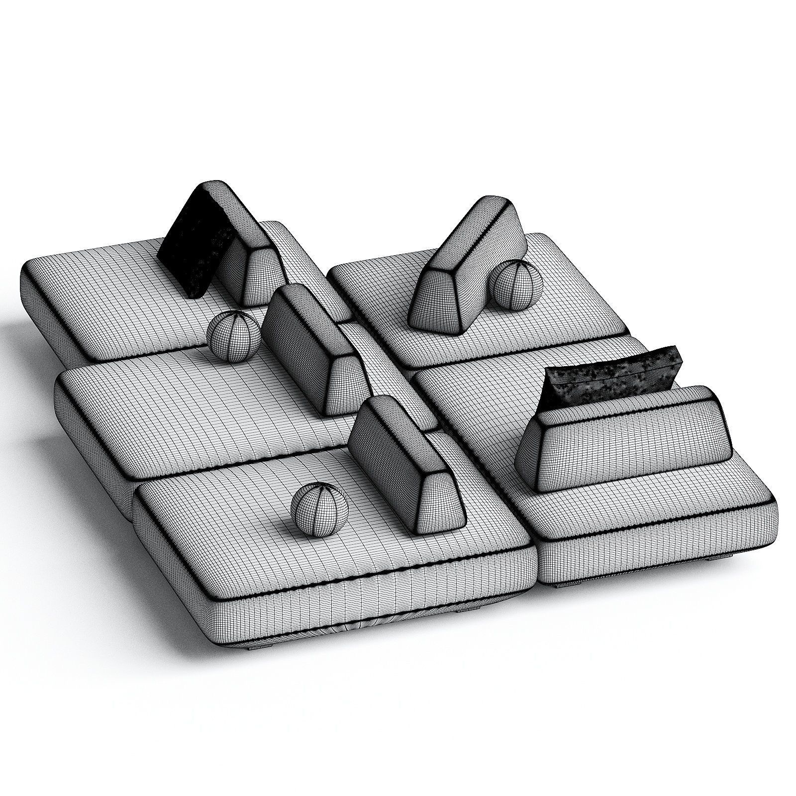 BOCA TOMMY SOFA 3d model  3D model_2