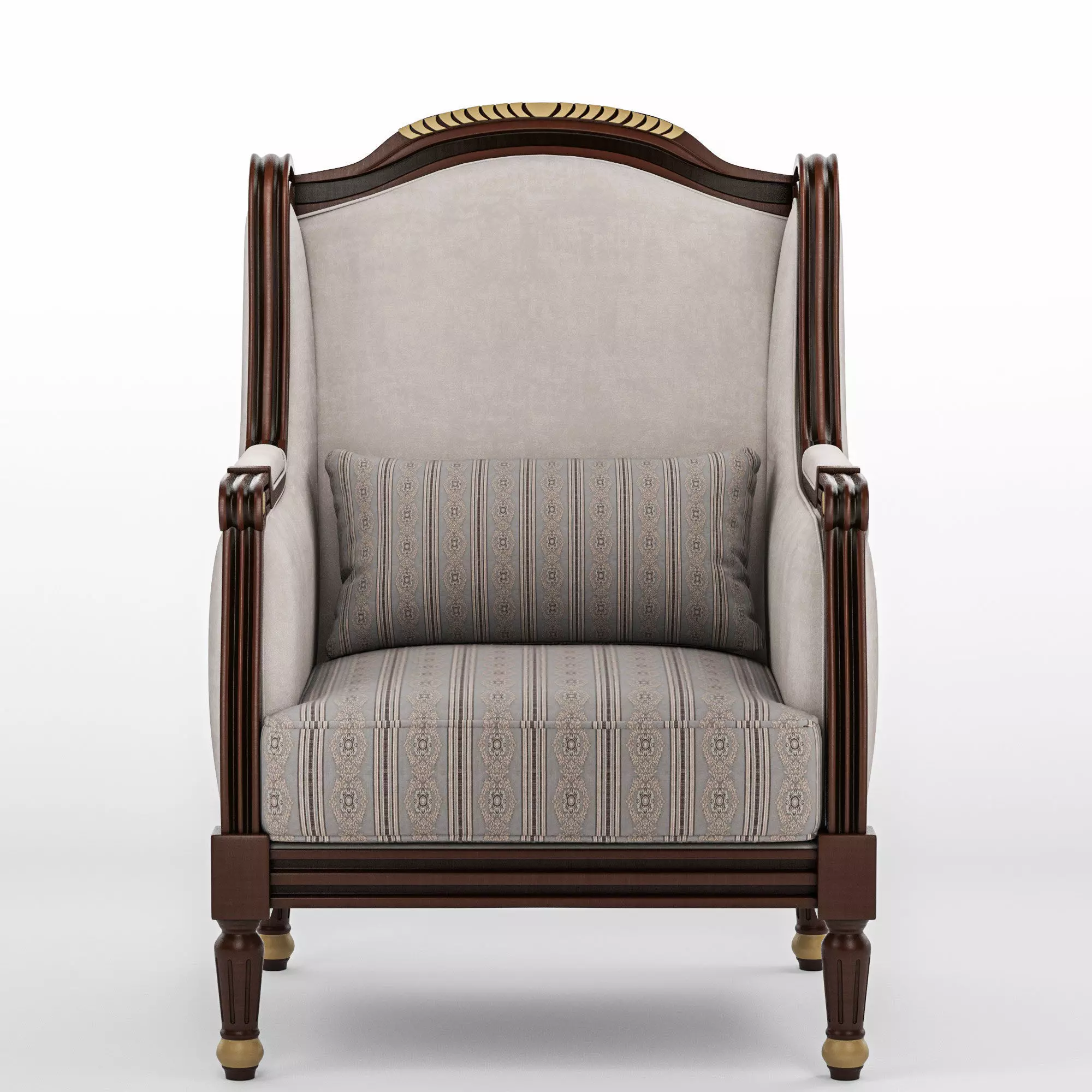 millmax classic armchair 3D model