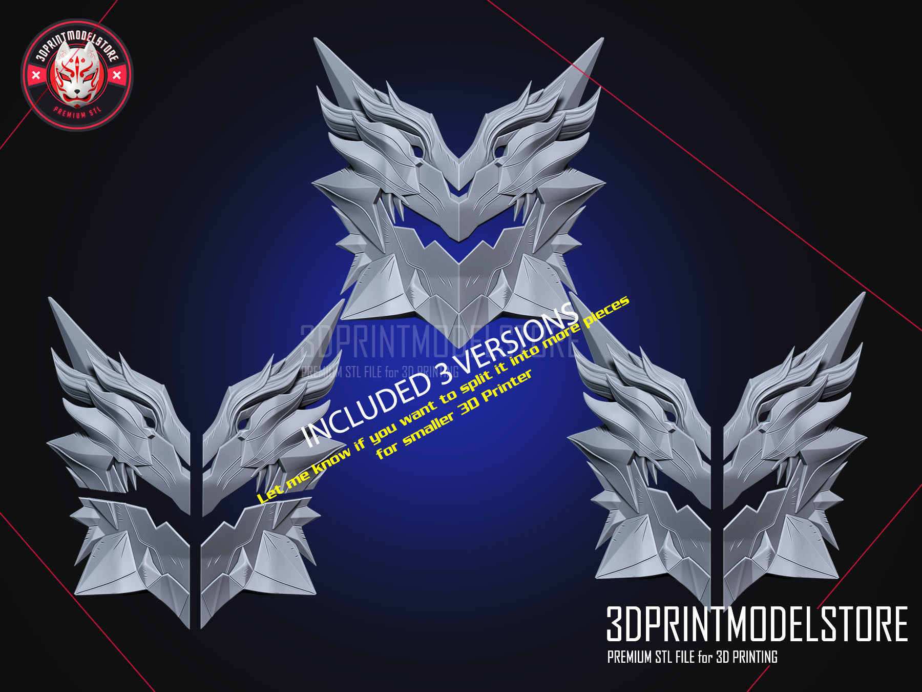 Lion King Fate Grand Order Cosplay Mask - Lancer King of Knights 3D print model_8