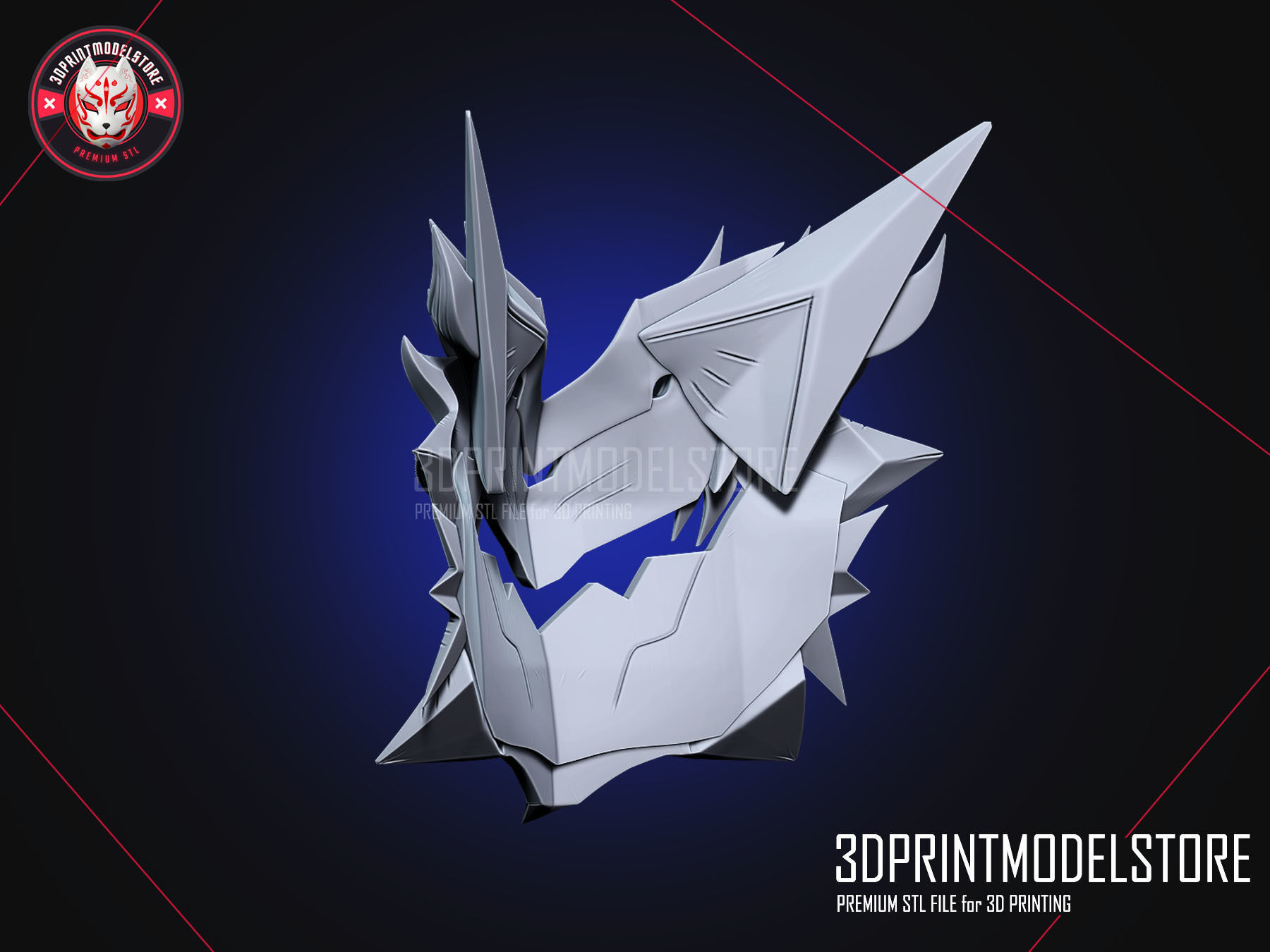 Lion King Fate Grand Order Cosplay Mask - Lancer King of Knights 3D print model_5
