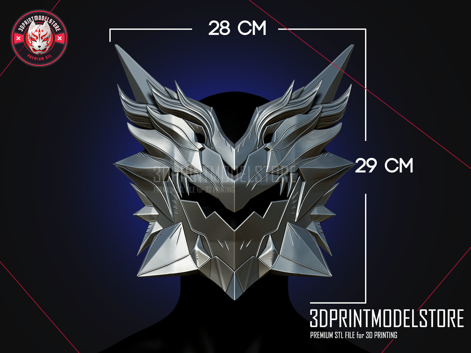 Lion King Fate Grand Order Cosplay Mask - Lancer King of Knights 3D print model_7