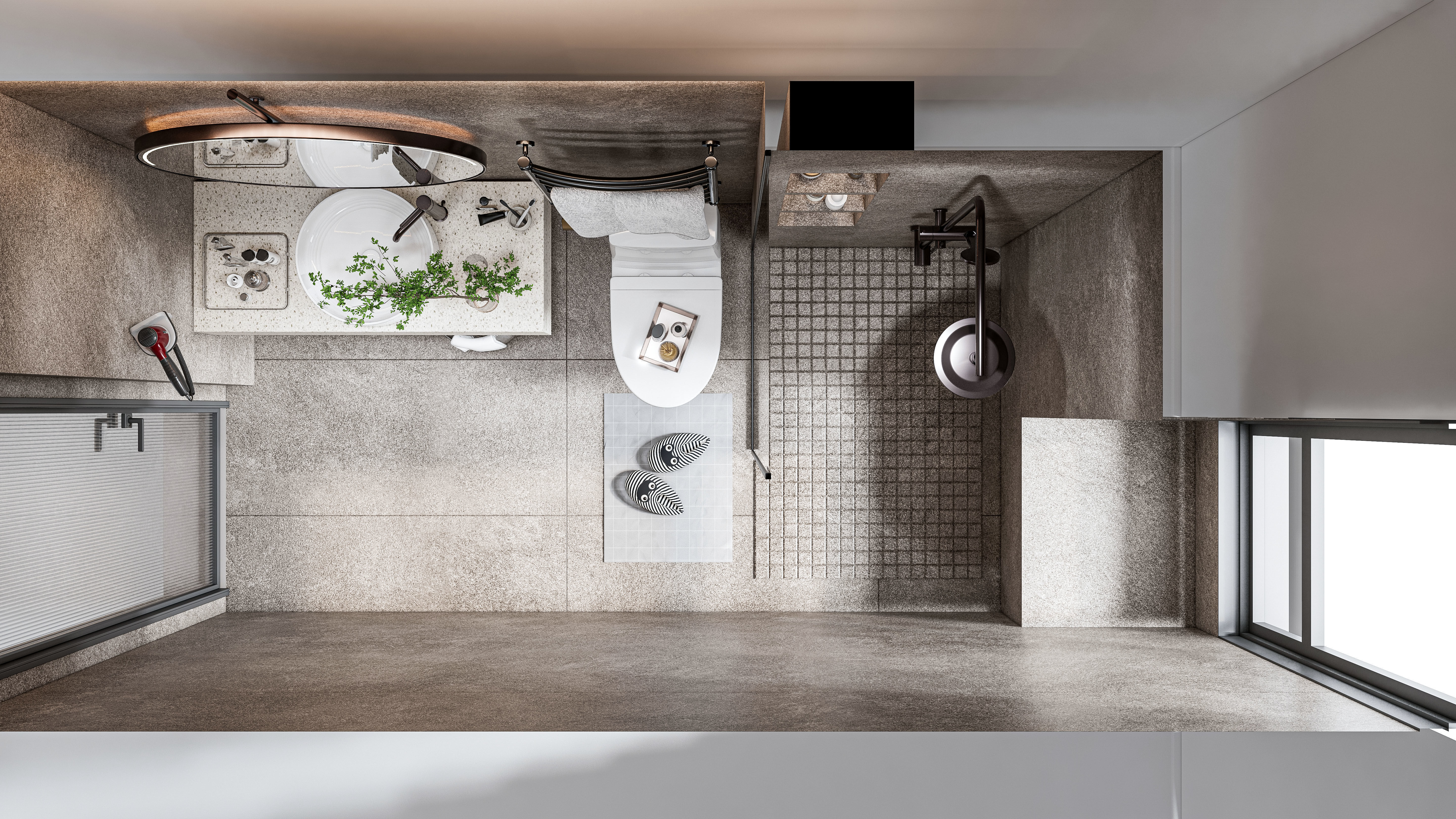 Bathroom  1 3D model_4