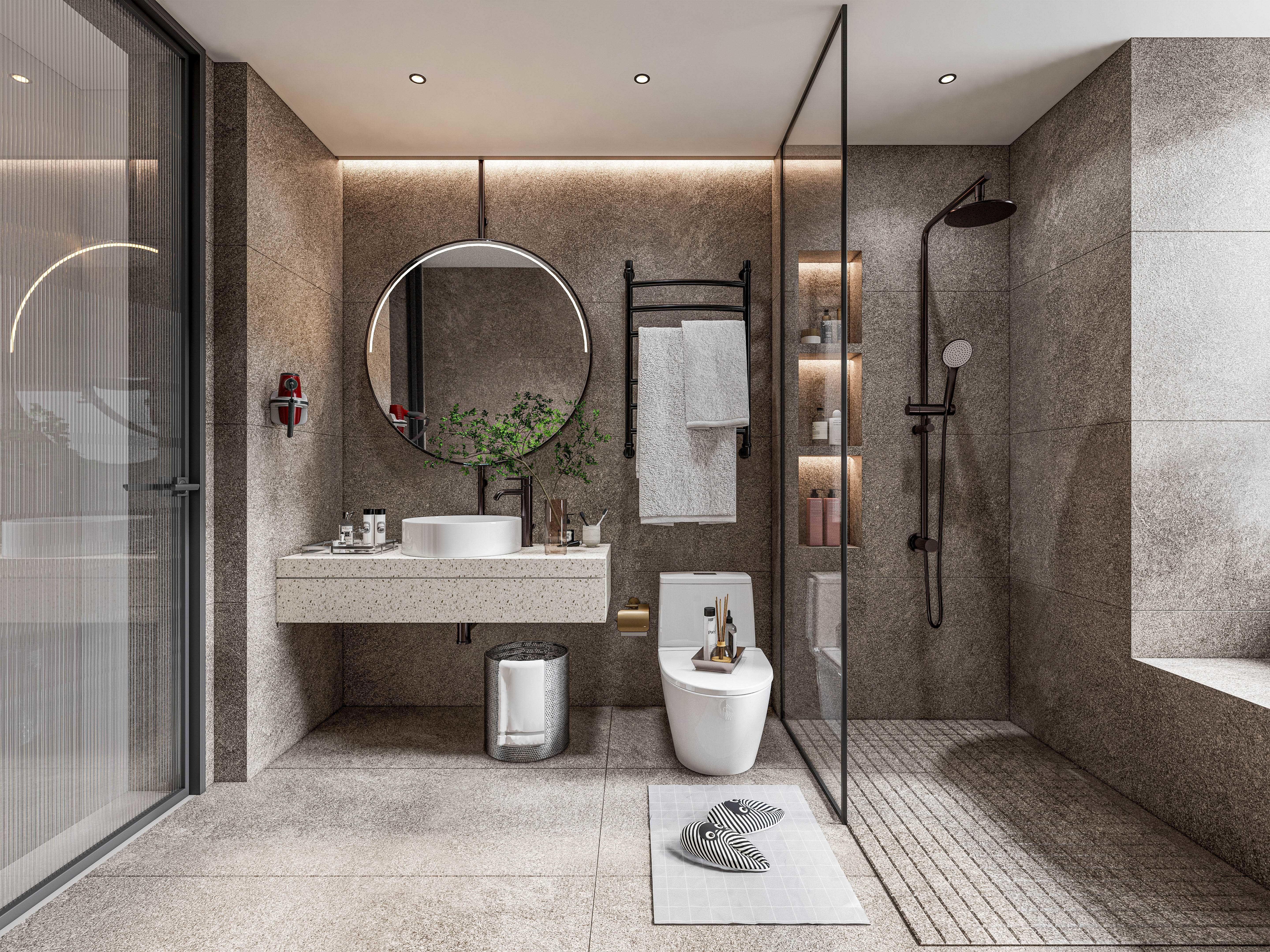 Bathroom  1 3D model_8