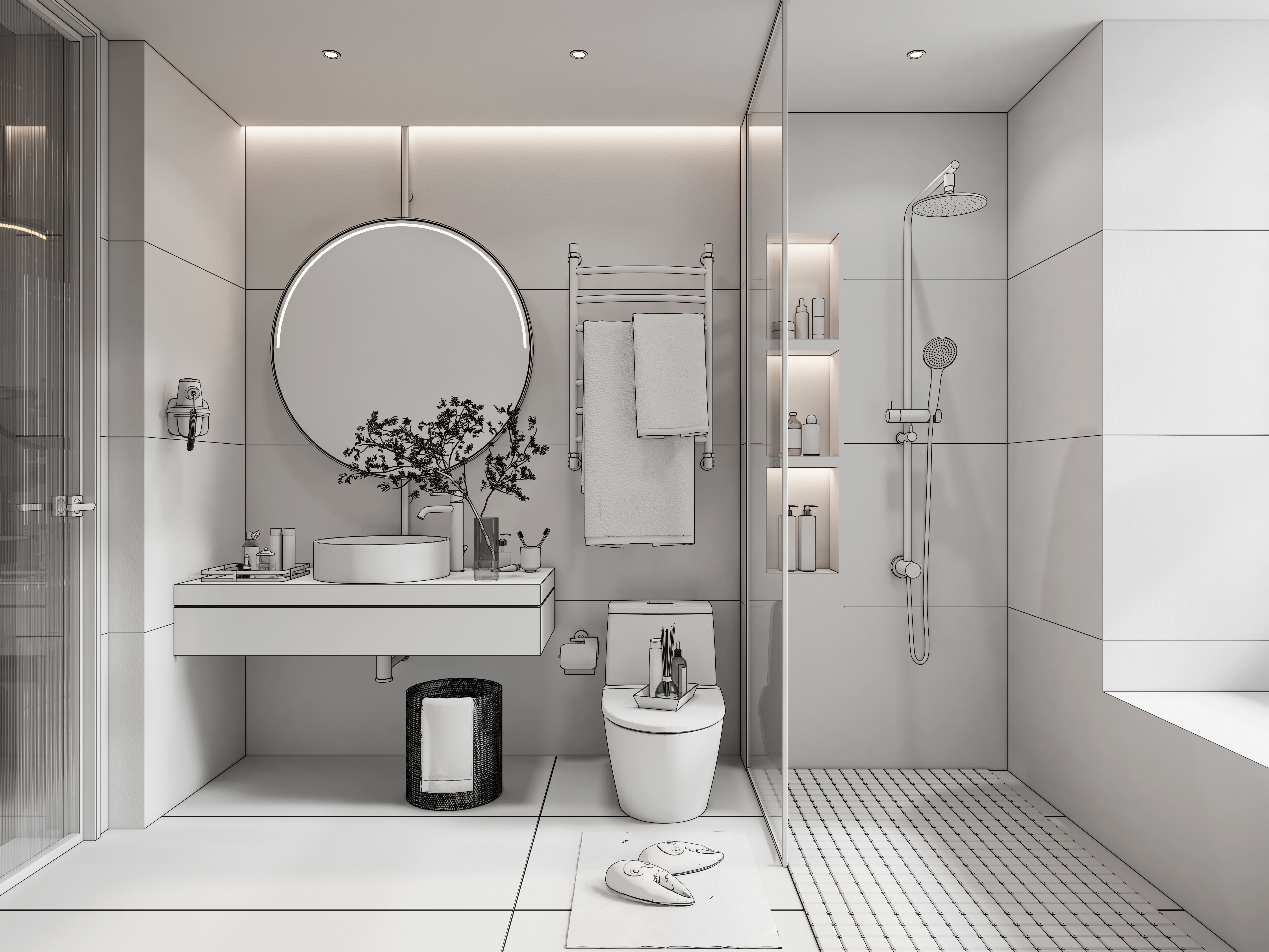 Bathroom  1 3D model_14