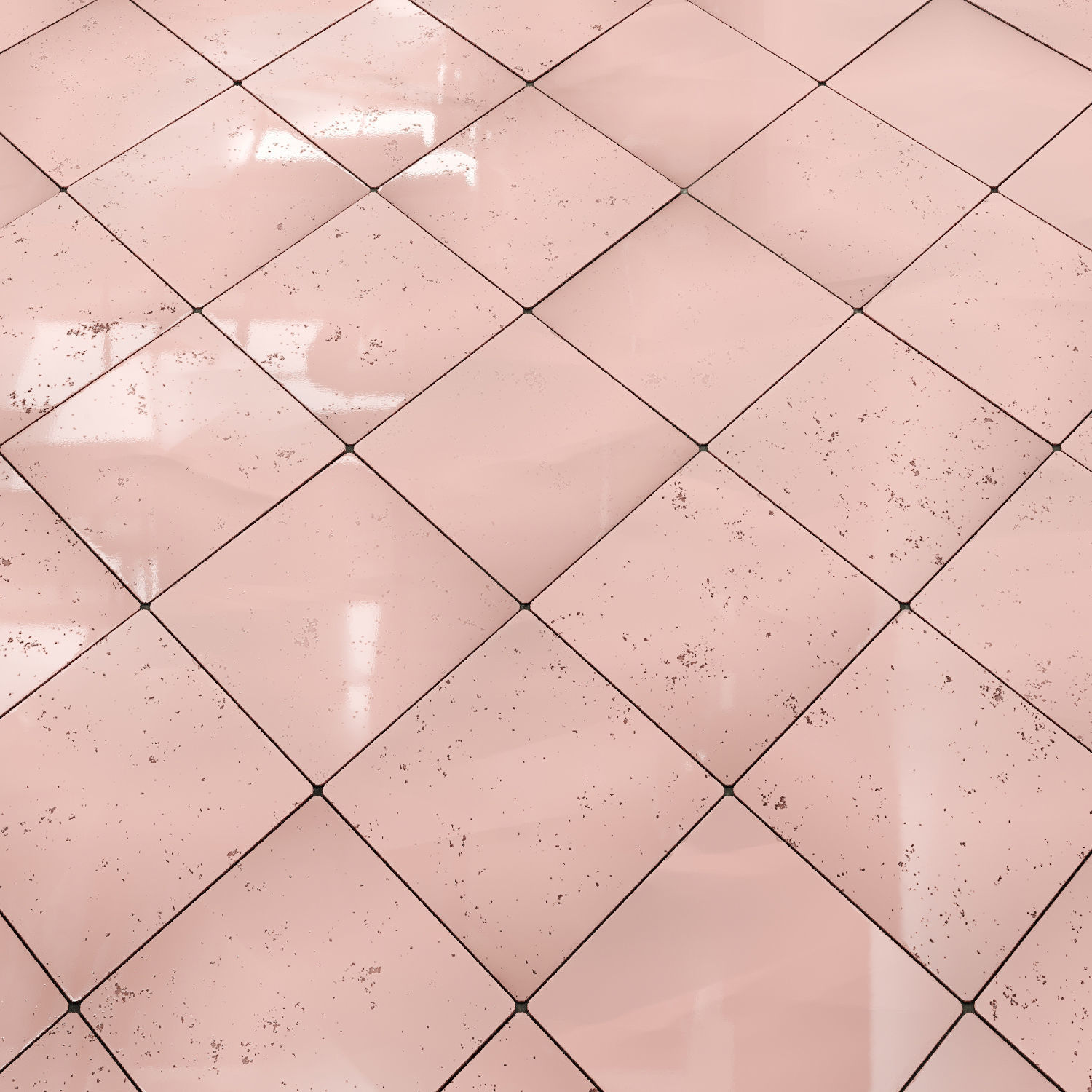 Ceramic Tiles - damaged Texture_2