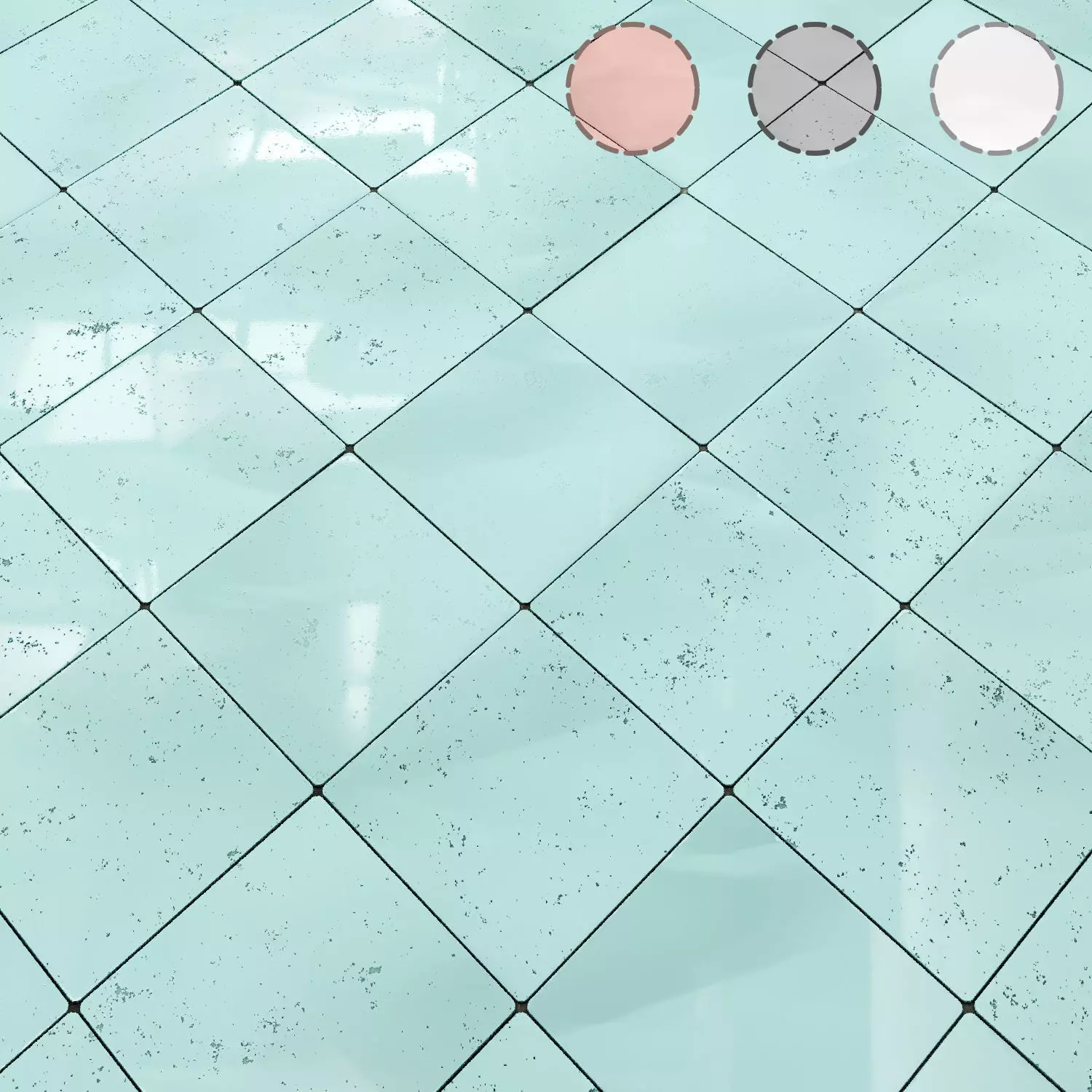 Ceramic Tiles - damaged Texture_0